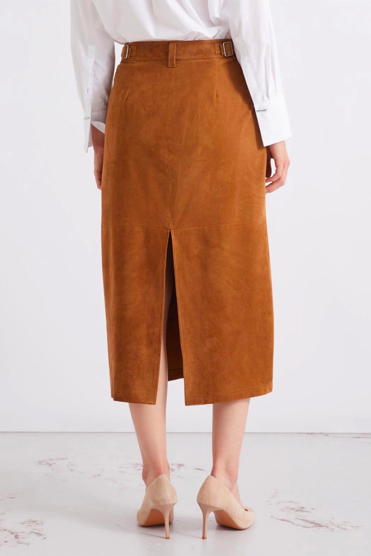 MARELLA GONNA IN PELLE Gonna in suede donna Marella Zeus