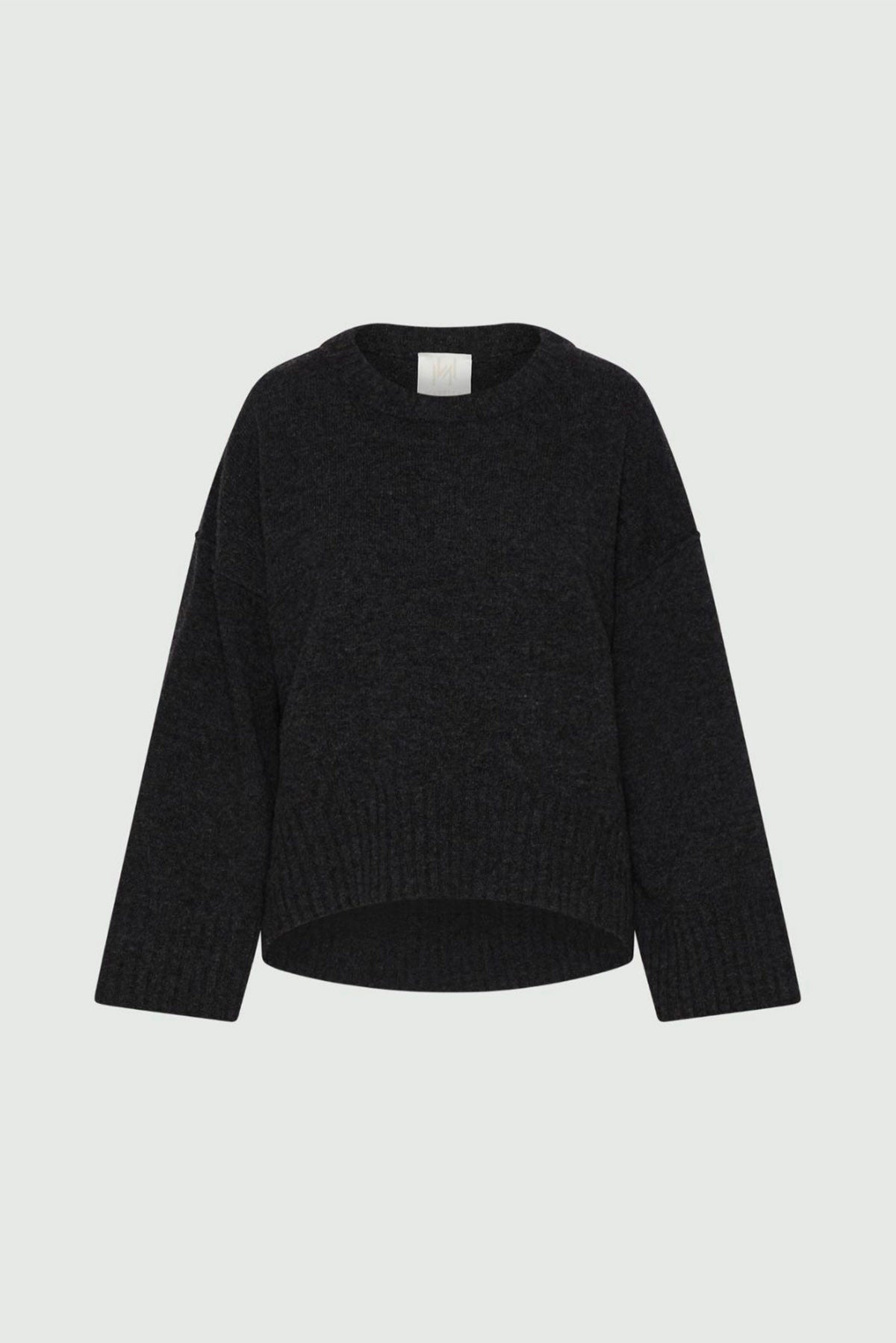 MARELLA MAGLIA-CANOTTIERA-TOP  ANTRACITE / XXS Maglia in lana donna Marella Monochrome Amelia