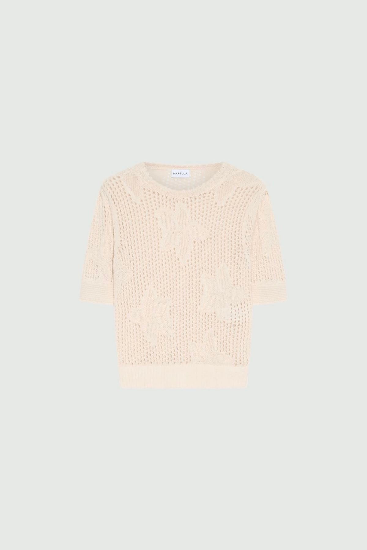 MARELLA MAGLIA-CANOTTIERA-TOP  BIANCO / XXS Maglia donna bianca Marella Mllfungo