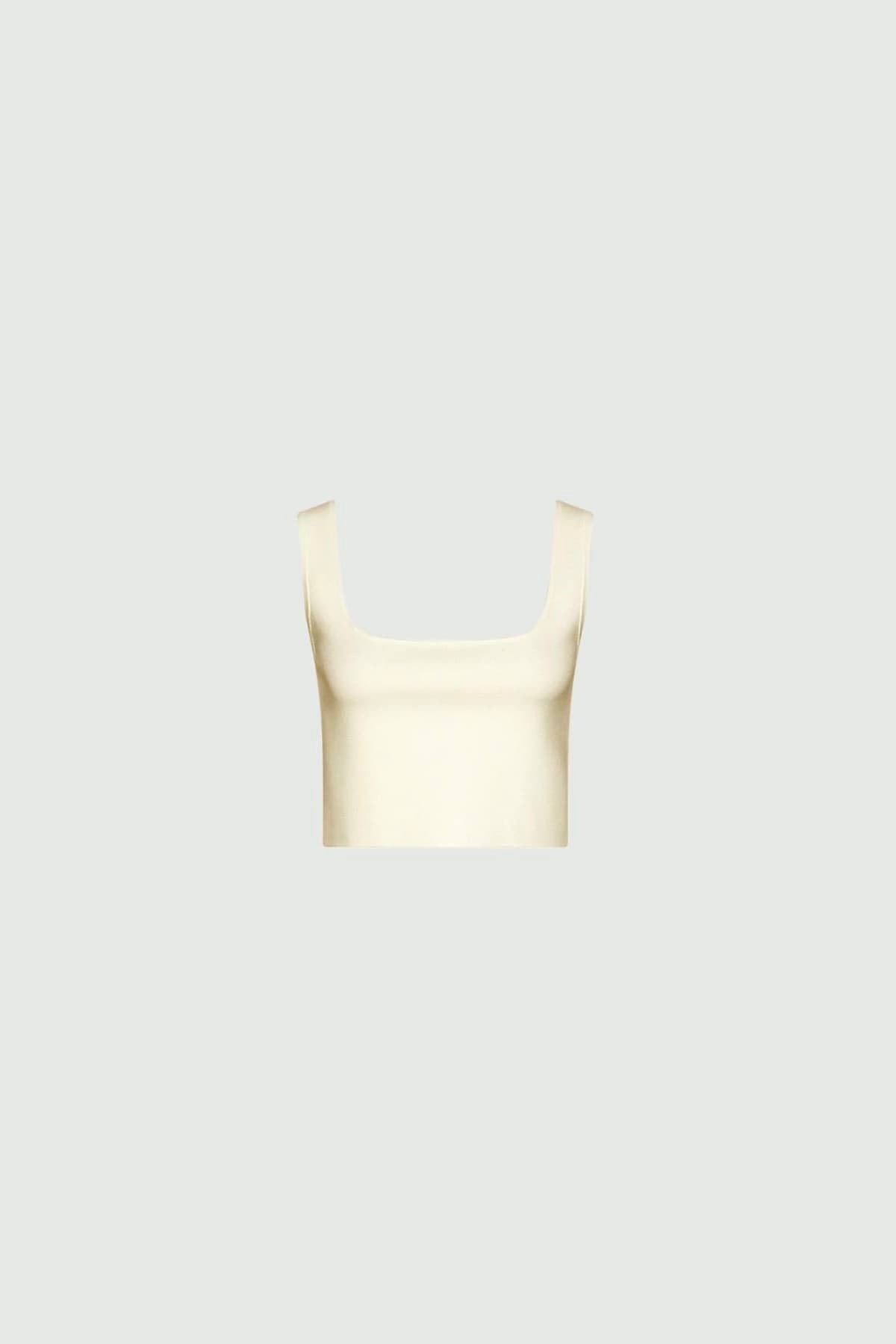 MARELLA MAGLIA-CANOTTIERA-TOP  BIANCO / XXS Top bianco in maglia donna Marella 365 Mltmaster