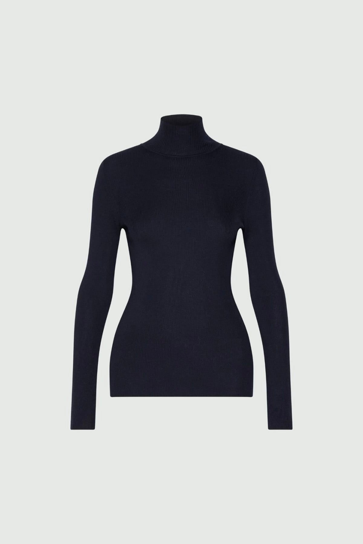 MARELLA MAGLIA-CANOTTIERA-TOP  BLU NAVY / XXS Maglia in filato di lana donna Marella Mlleresia