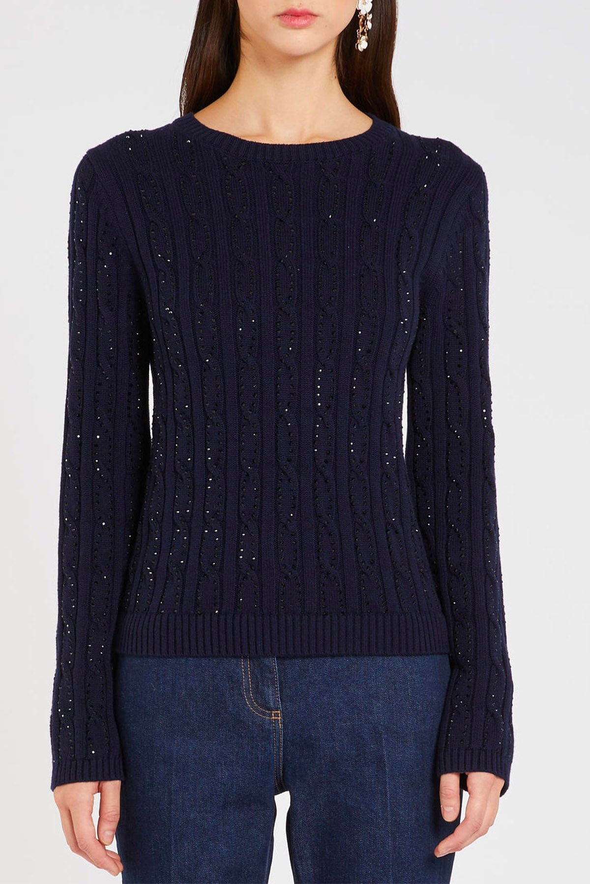 MARELLA MAGLIA-CANOTTIERA-TOP  BLU / XXS Maglia blu donna Marella Calibri