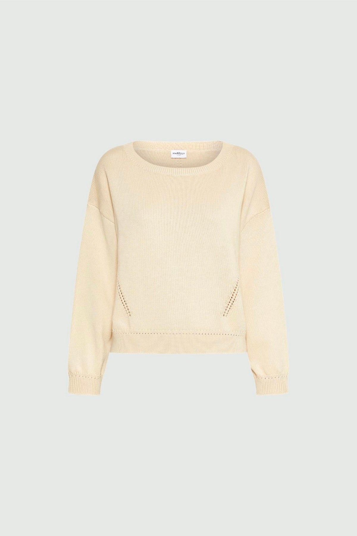 MARELLA MAGLIA-CANOTTIERA-TOP  CREMA / XXS Maglia donna Marella Zebu in cotone