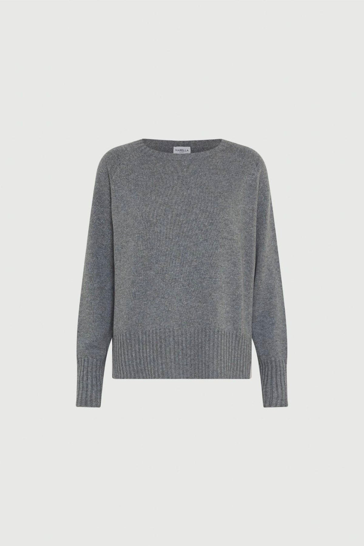 MARELLA MAGLIA-CANOTTIERA-TOP  GRIGIO MEDIO / XXS Maglia in lana e cashmere donna Marella Spider