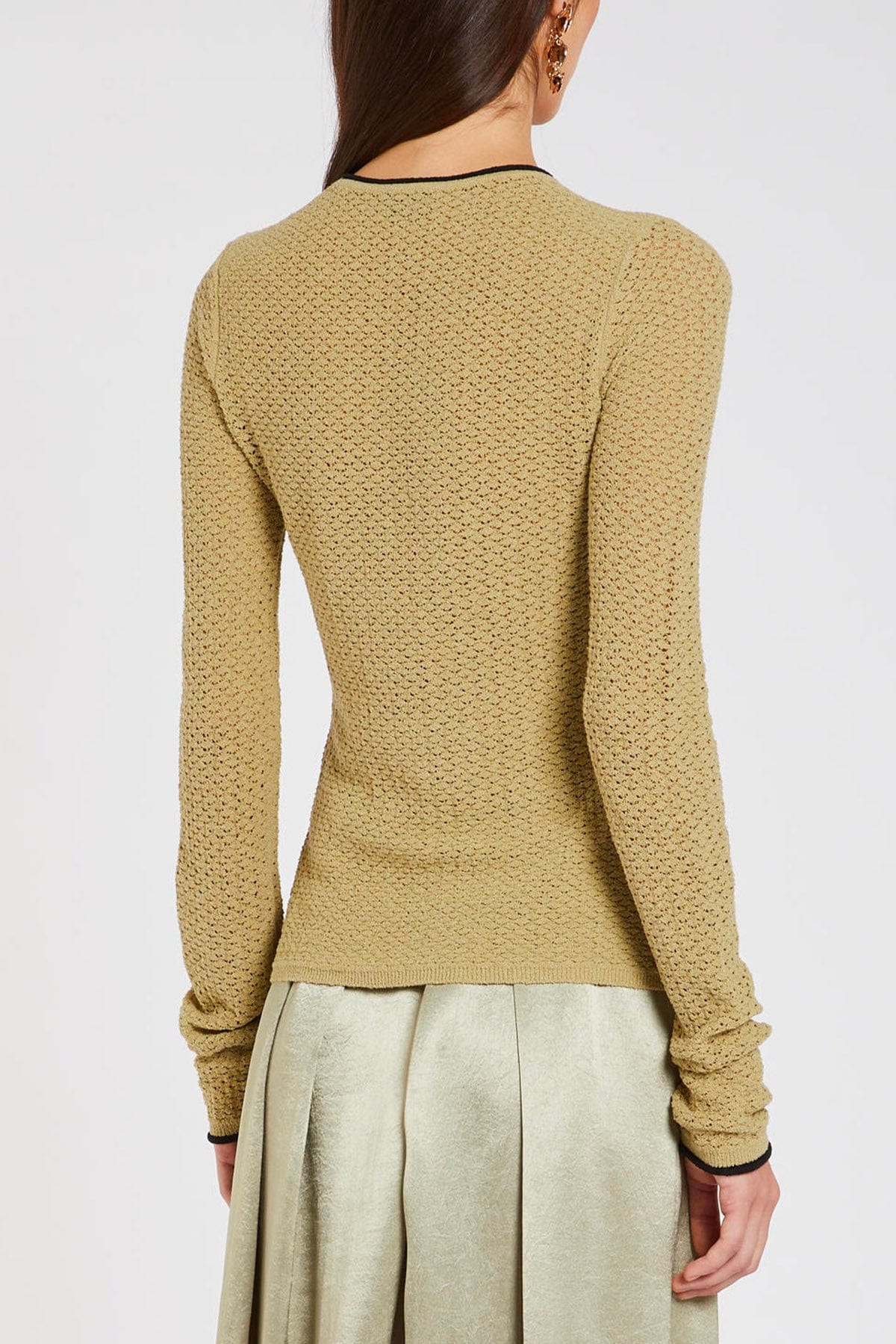 MARELLA MAGLIA-CANOTTIERA-TOP  VERDE SALVIA / XXS Maglia a maniche lunghe donna Marella Oliva