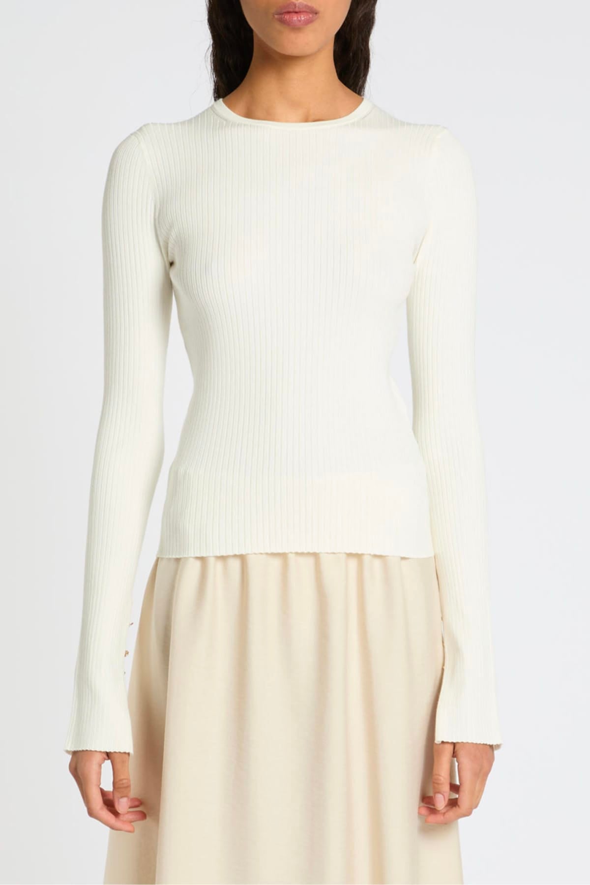MARELLA MAGLIA-CANOTTIERA-TOP  BIANCO / XXS Maglia bianca donna Marella Mllcactus
