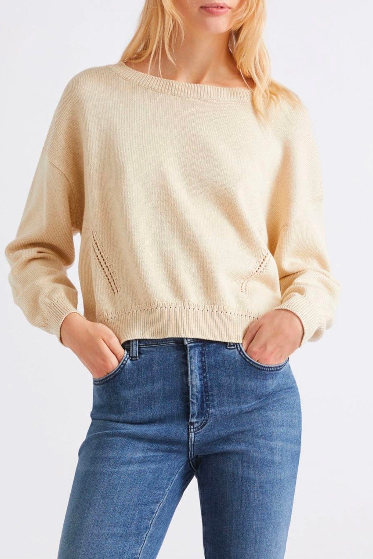 MARELLA MAGLIA-CANOTTIERA-TOP  Maglia donna Marella Zebu in cotone