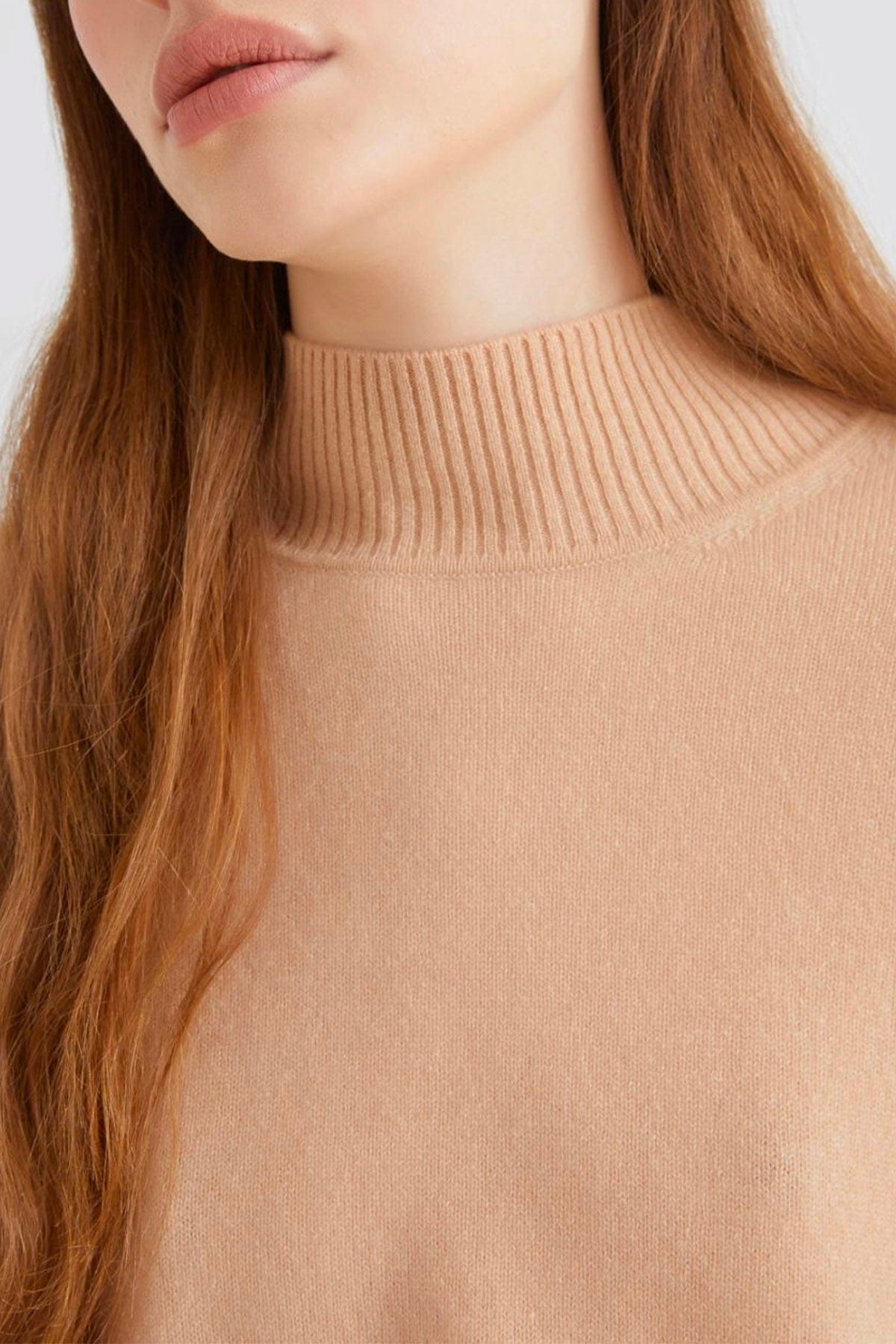 MARELLA MAGLIA-CANOTTIERA-TOP  Maglia in cashmere collo alto donna Marella Febo