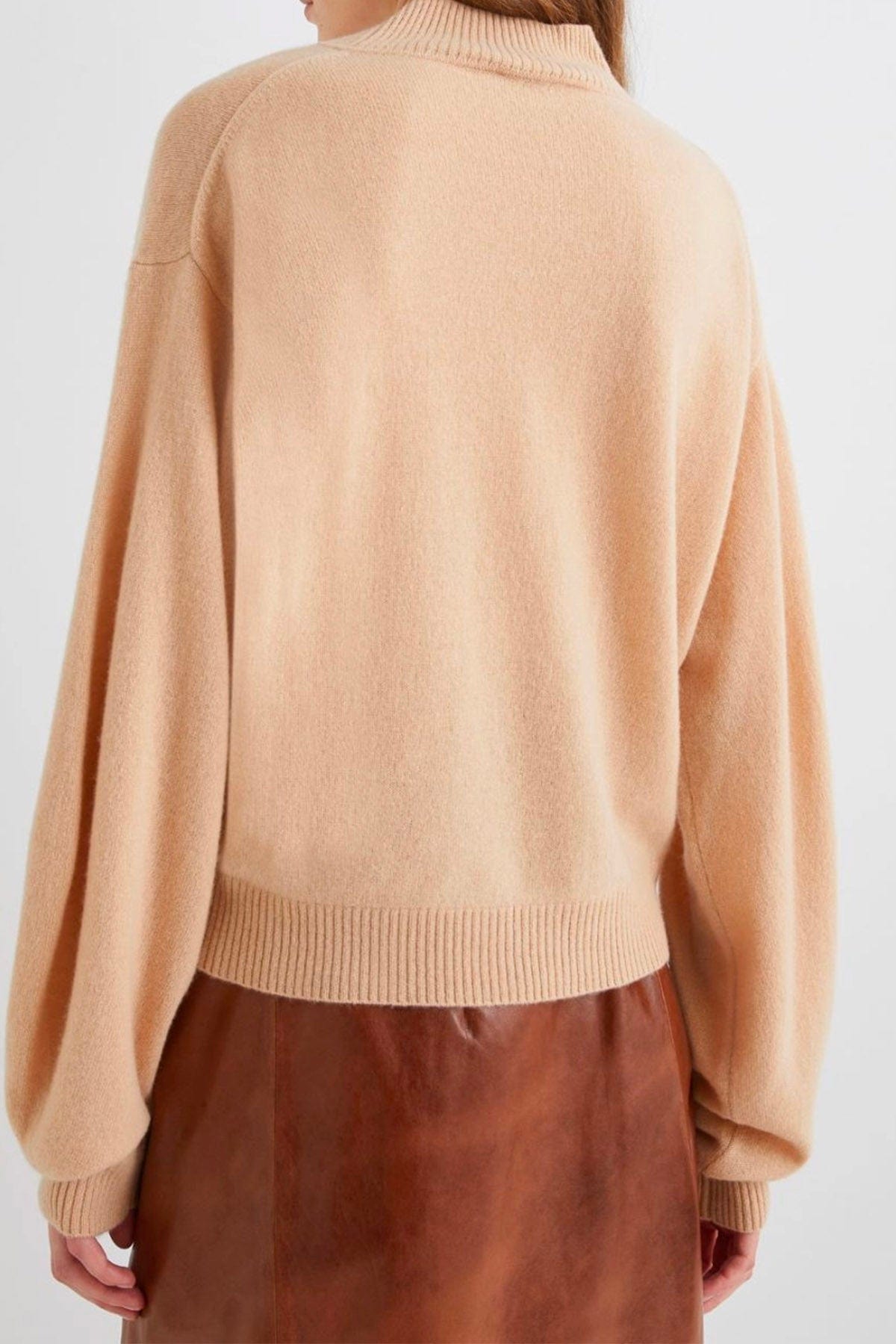 MARELLA MAGLIA-CANOTTIERA-TOP  Maglia in cashmere collo alto donna Marella Febo