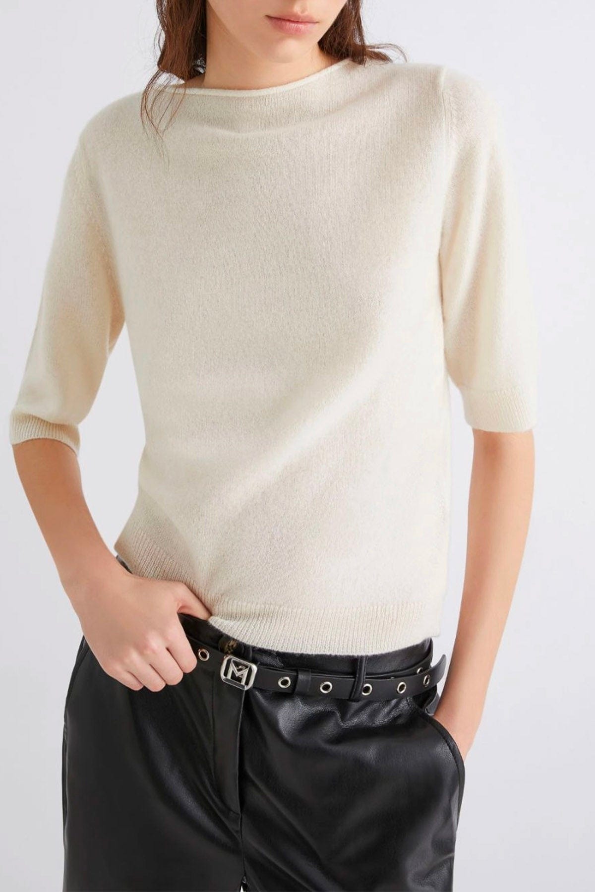 MARELLA MAGLIA-CANOTTIERA-TOP  Maglia in cashmere donna Marella Manto