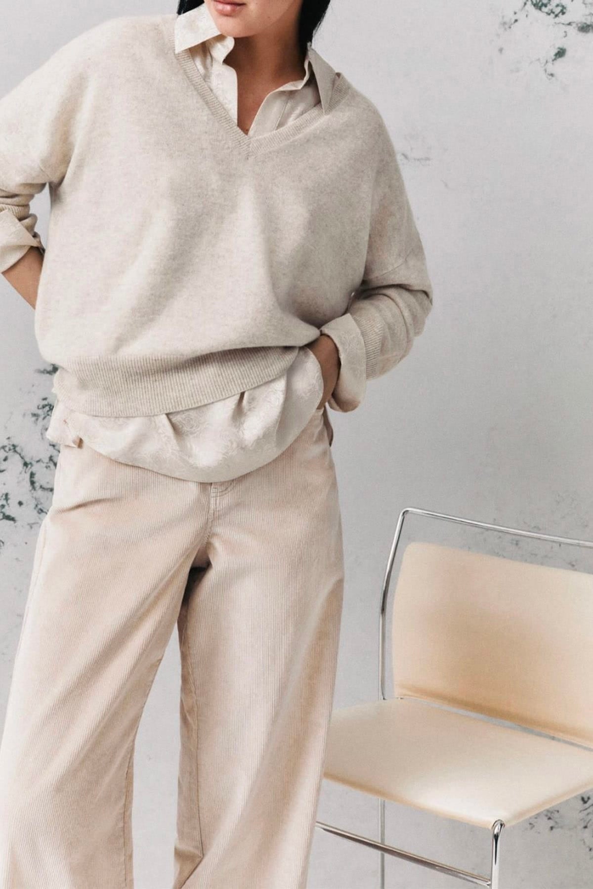 MARELLA MAGLIA-CANOTTIERA-TOP  AVENA / XXS Maglia in cashmere donna Marella Mllbalta