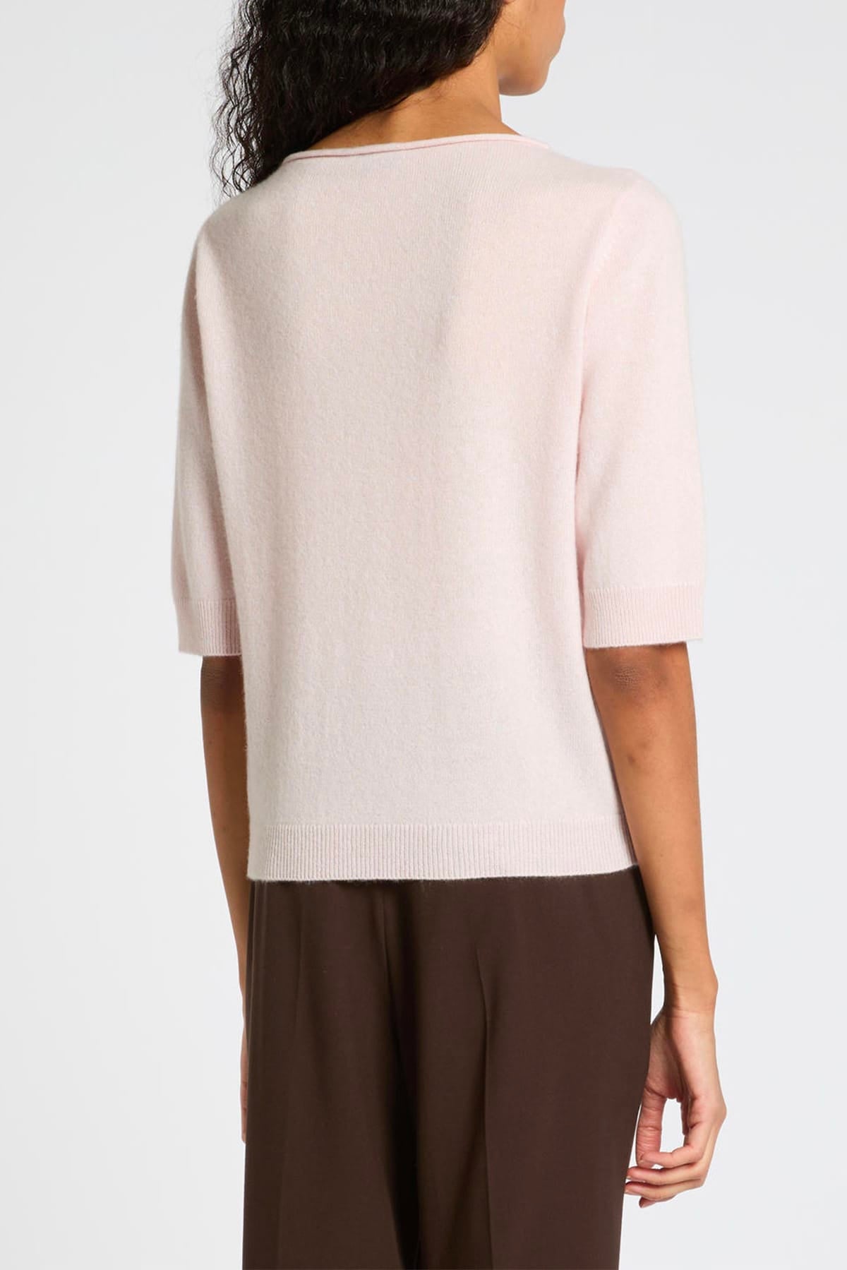 MARELLA MAGLIA-CANOTTIERA-TOP  ROSA / XXS Maglia in cashmere donna rosa Marella Mllcalle