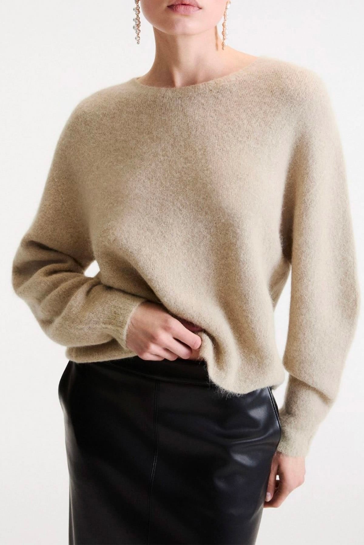 MARELLA MAGLIA-CANOTTIERA-TOP  Maglia in filato di alpaca donna Marella Mllgiunco