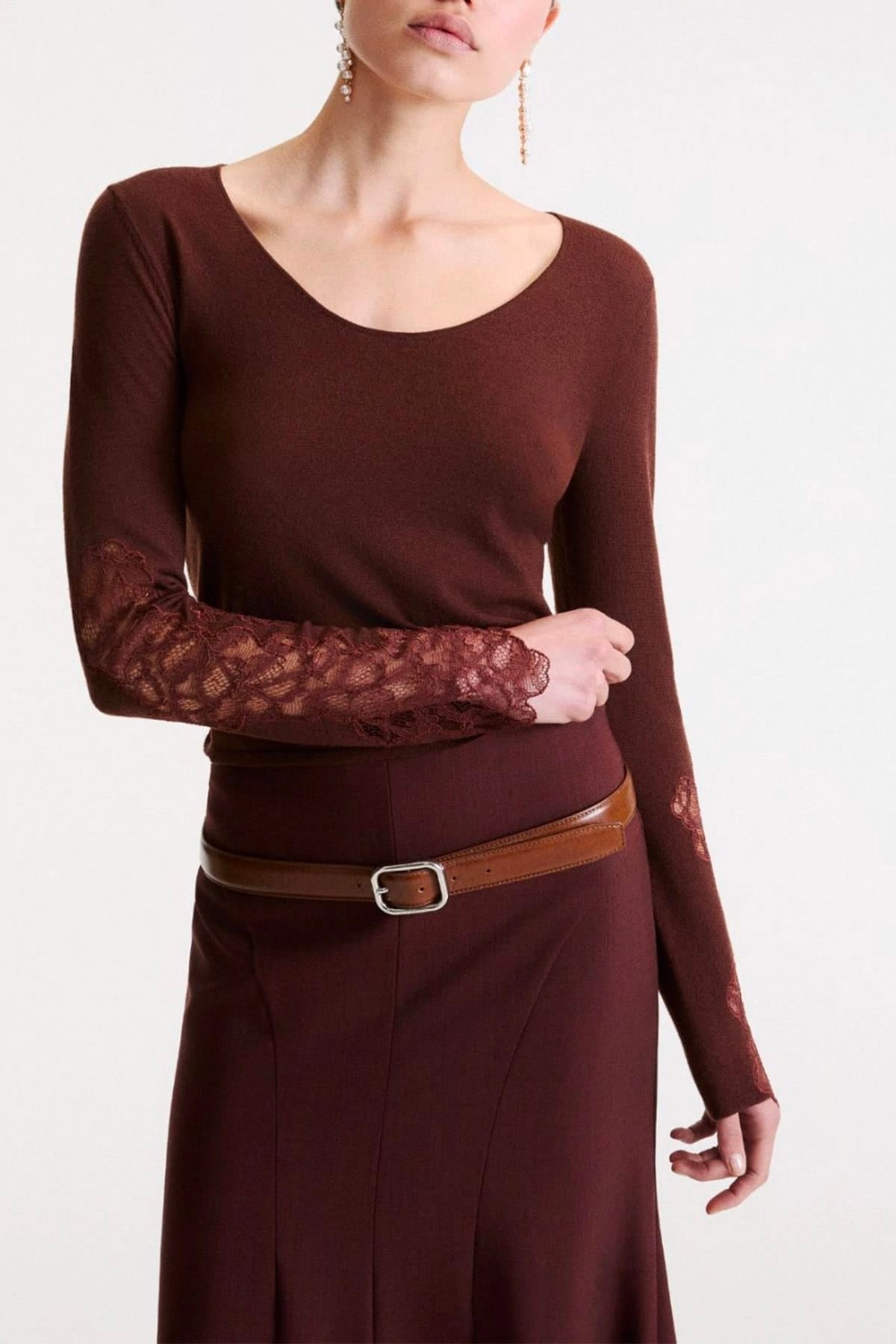 MARELLA MAGLIA-CANOTTIERA-TOP  Maglia in filato di lana donna Marella Mllmaesa