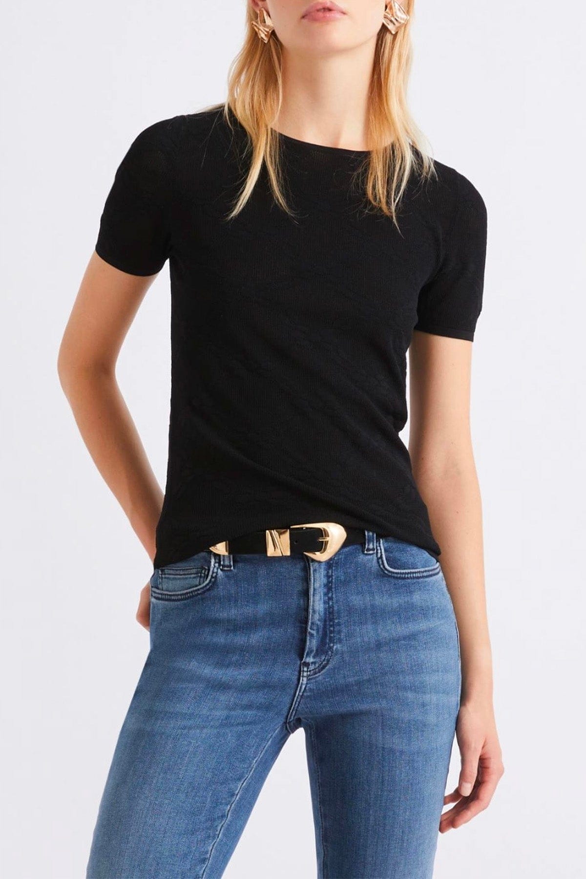 MARELLA MAGLIA-CANOTTIERA-TOP  Maglia in filato pizzo donna Marella Gamma