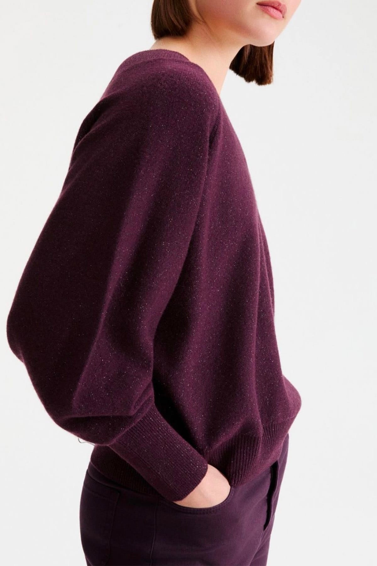 MARELLA MAGLIA-CANOTTIERA-TOP  Maglia in lana con scollo a V Marella Mlldoppia