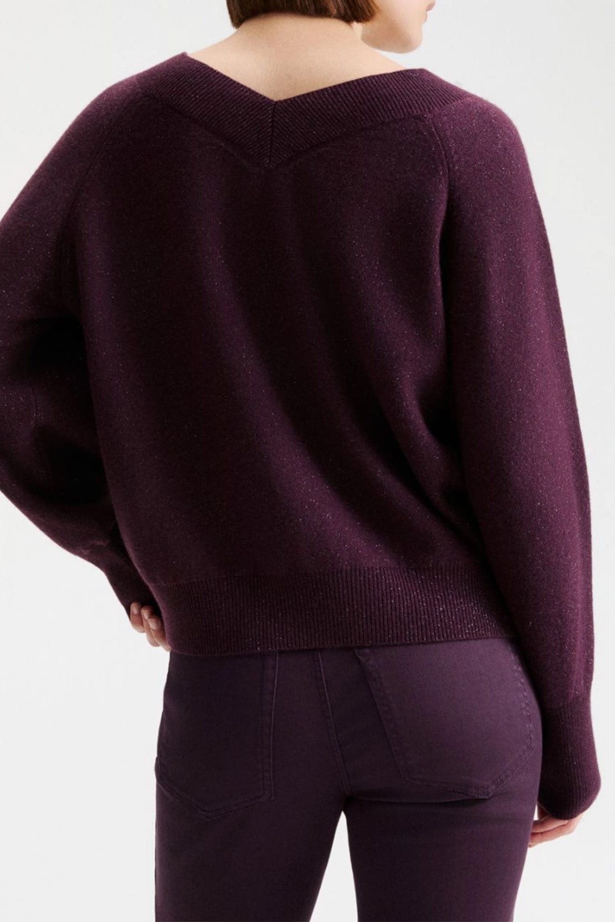 MARELLA MAGLIA-CANOTTIERA-TOP  Maglia in lana con scollo a V Marella Mlldoppia