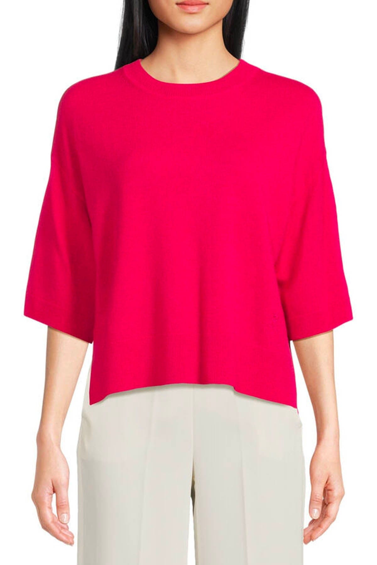 MARELLA MAGLIA-CANOTTIERA-TOP  FUXIA / XXS Maglia in Lana Donna Marella Drava