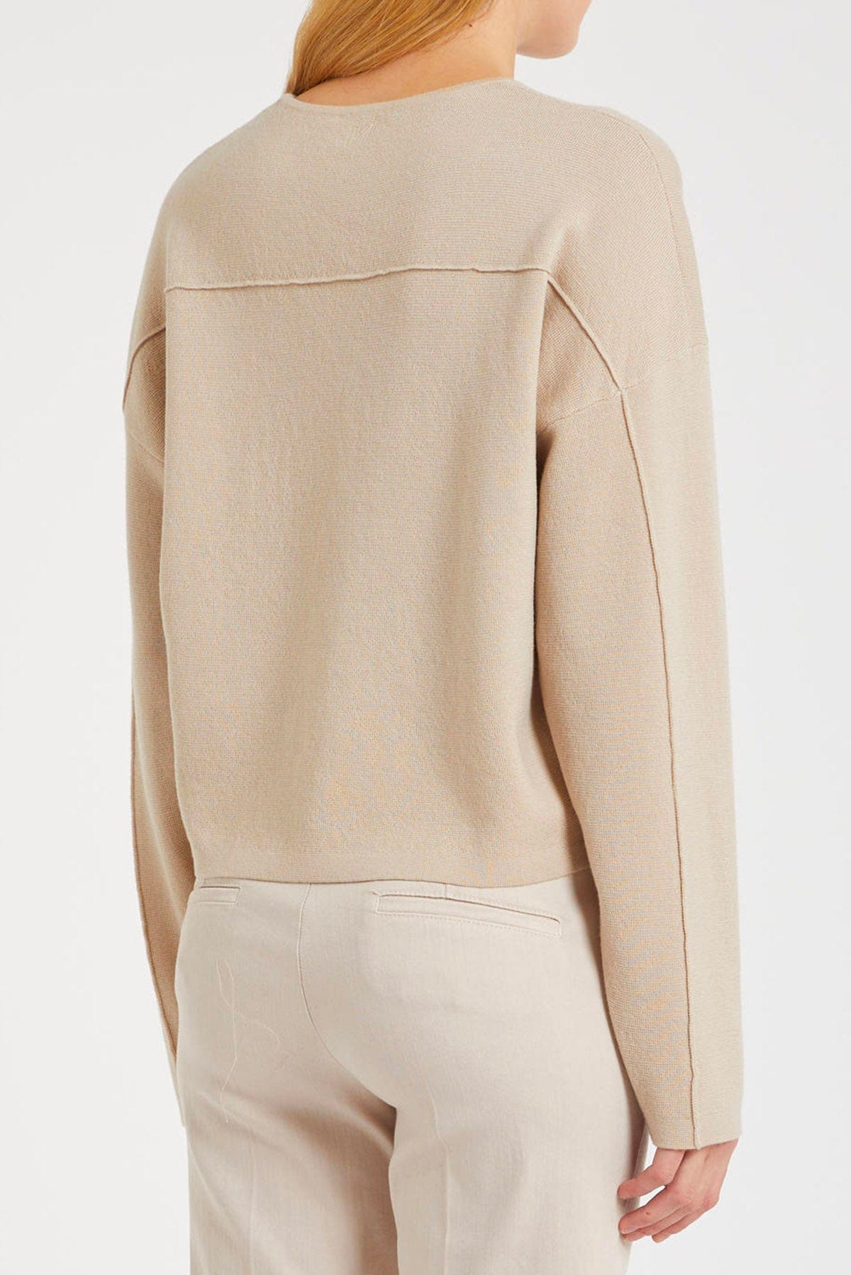 MARELLA MAGLIA-CANOTTIERA-TOP  PANNA / XXS Maglia in lana donna Marella Monochrome Grinta