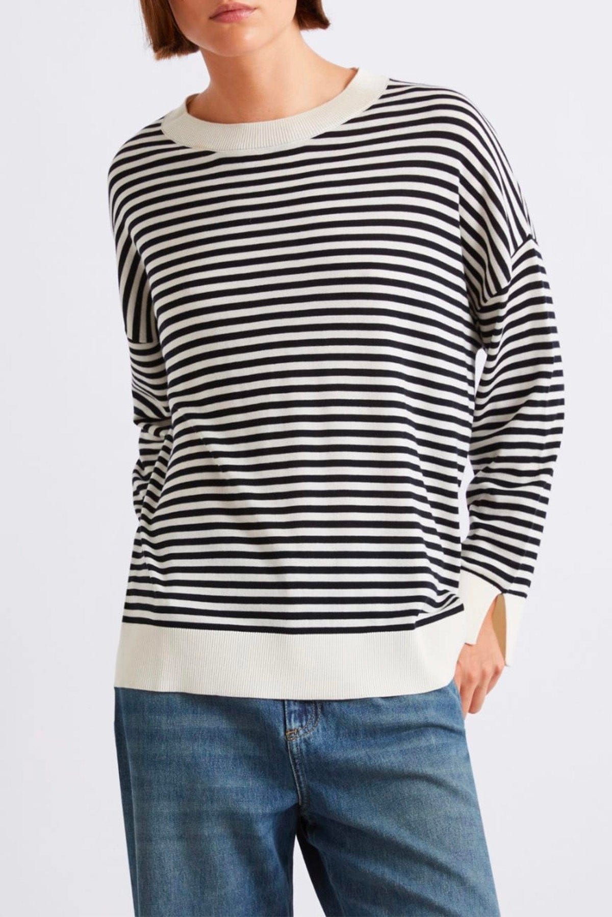 MARELLA MAGLIA-CANOTTIERA-TOP  Maglia rigata donna Marella Giara