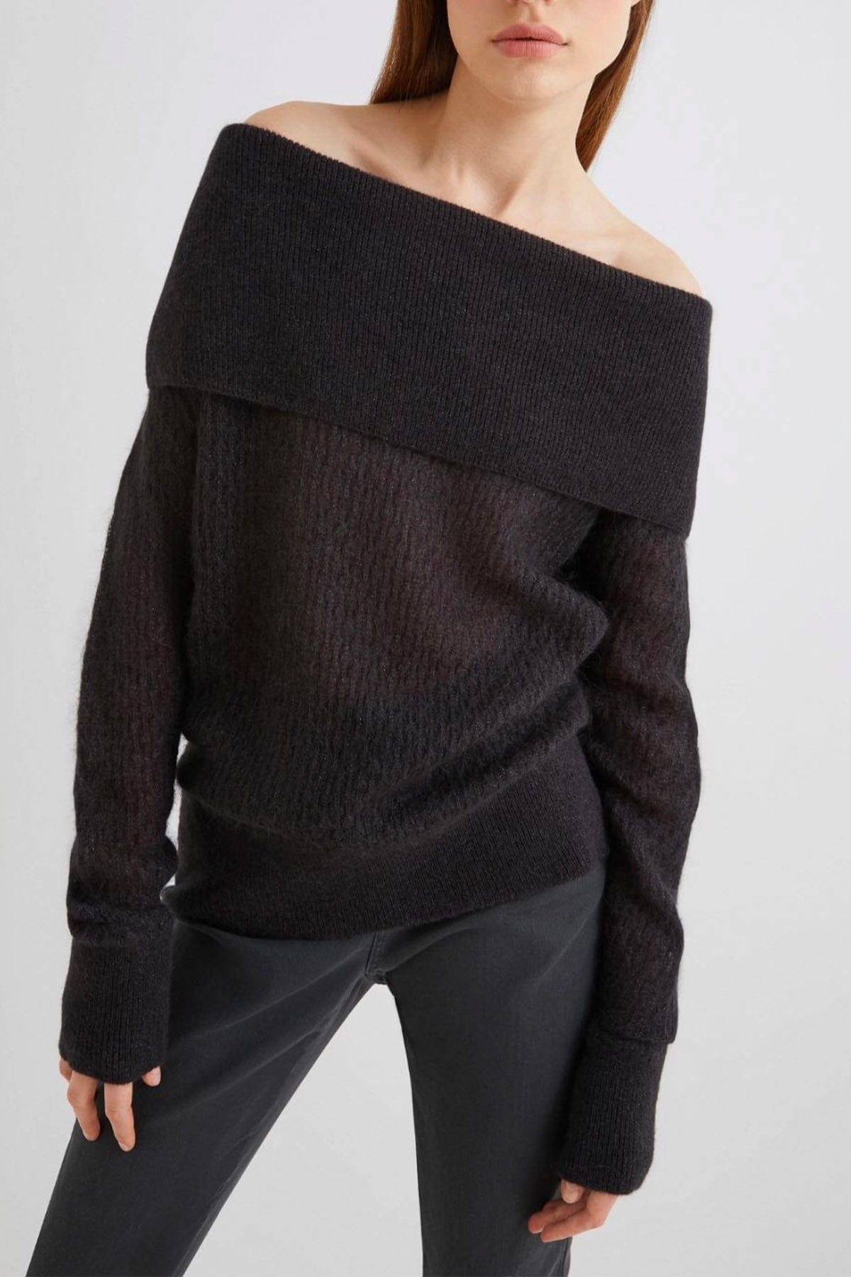 MARELLA MAGLIA-CANOTTIERA-TOP  Maglia spalle scoperte donna Marella Monochrome Brown
