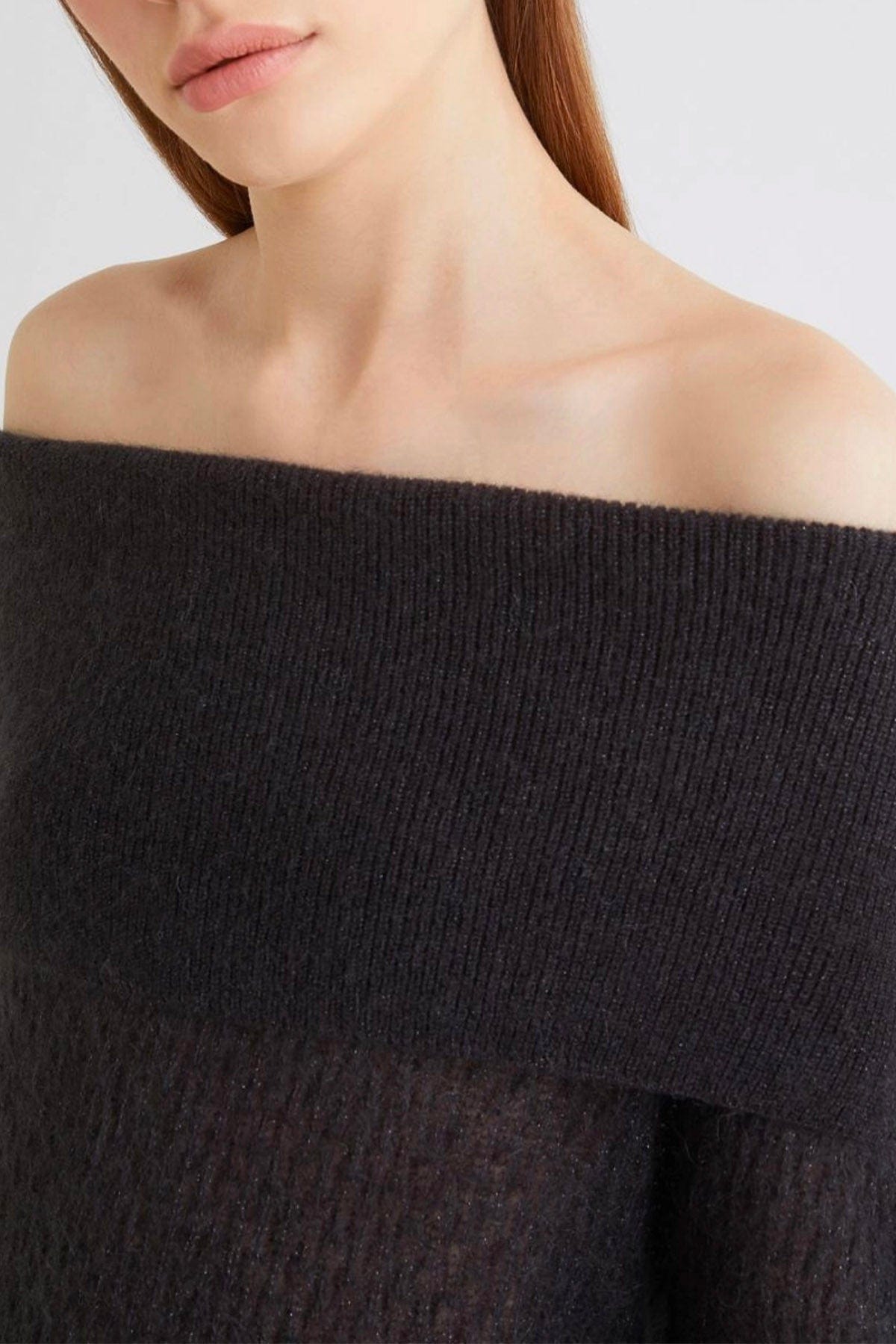 MARELLA MAGLIA-CANOTTIERA-TOP  ANTRACITE / XXS Maglia spalle scoperte donna Marella Monochrome Brown