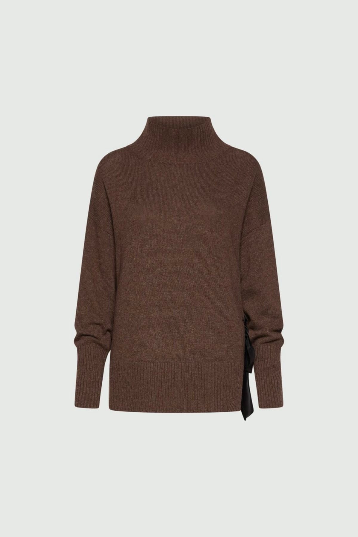 MARELLA MAGLIA-CANOTTIERA-TOP  MORO MELANGE / XXS Maglia donna Marella Mlspietra