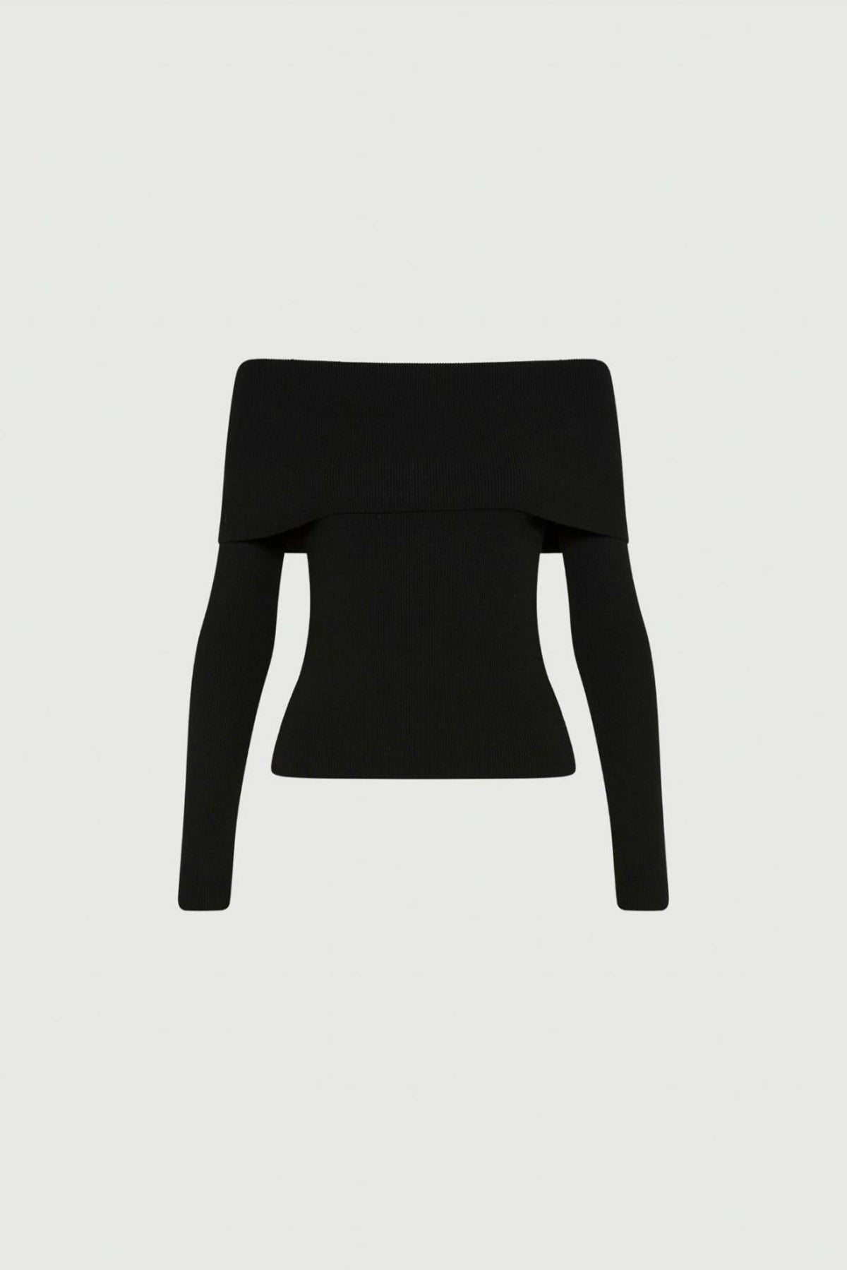 MARELLA MAGLIA-CANOTTIERA-TOP  NERO / XXS Maglia con spalle scoperte Marella Gerry