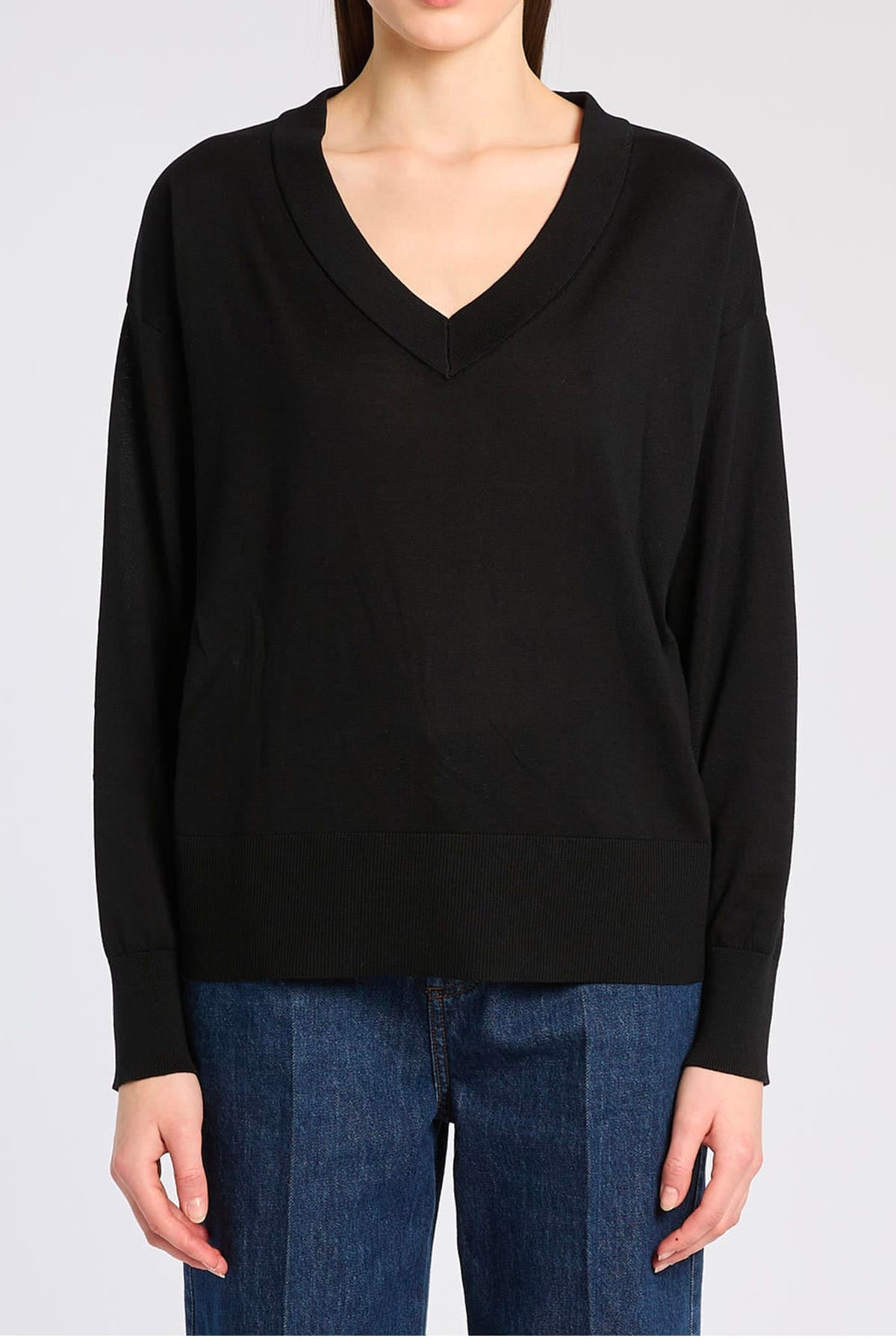 MARELLA MAGLIA-CANOTTIERA-TOP  NERO / XXS Maglia donna Marella Mlsfacella