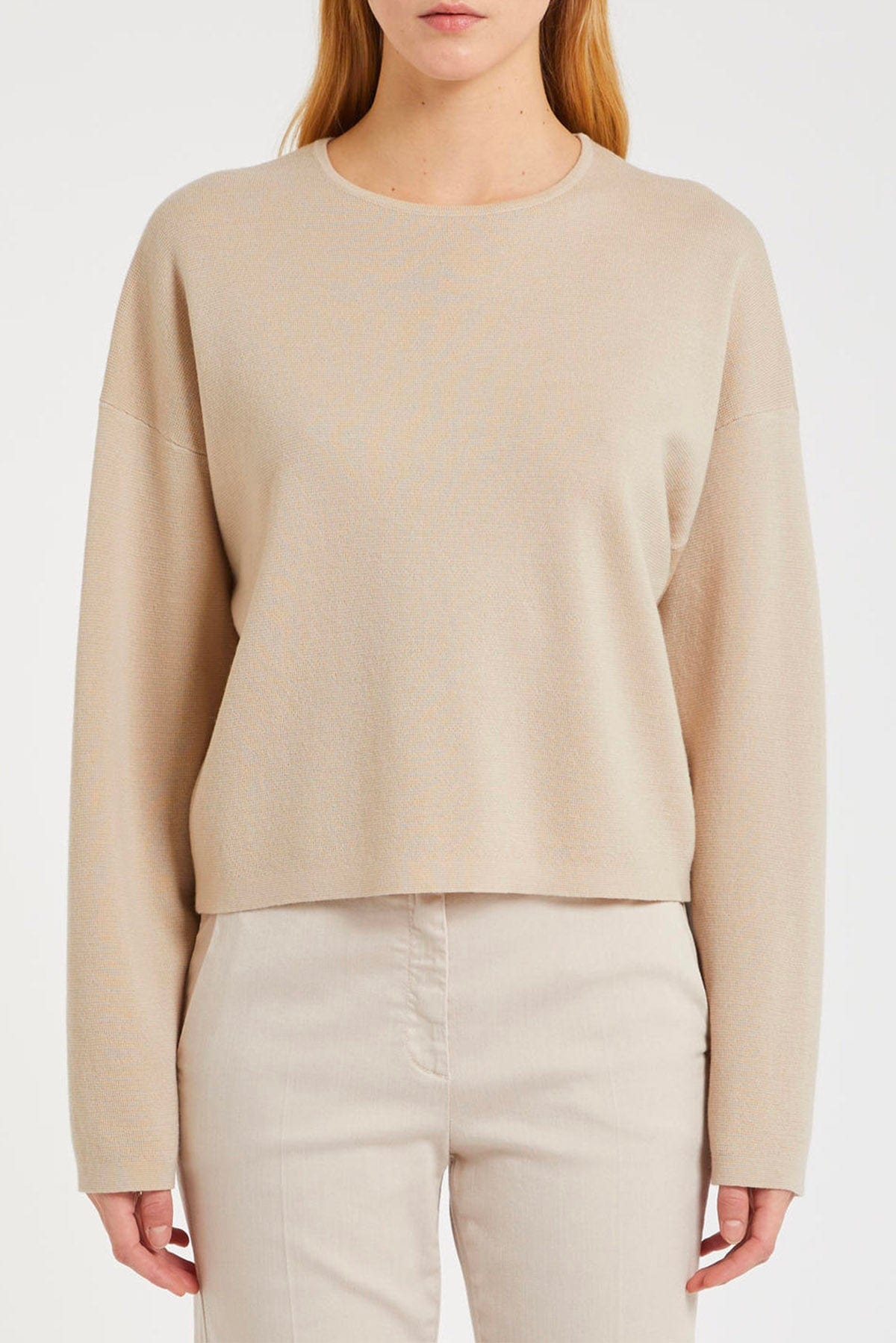 MARELLA MAGLIA-CANOTTIERA-TOP  PANNA / XXS Maglia in lana donna Marella Monochrome Grinta