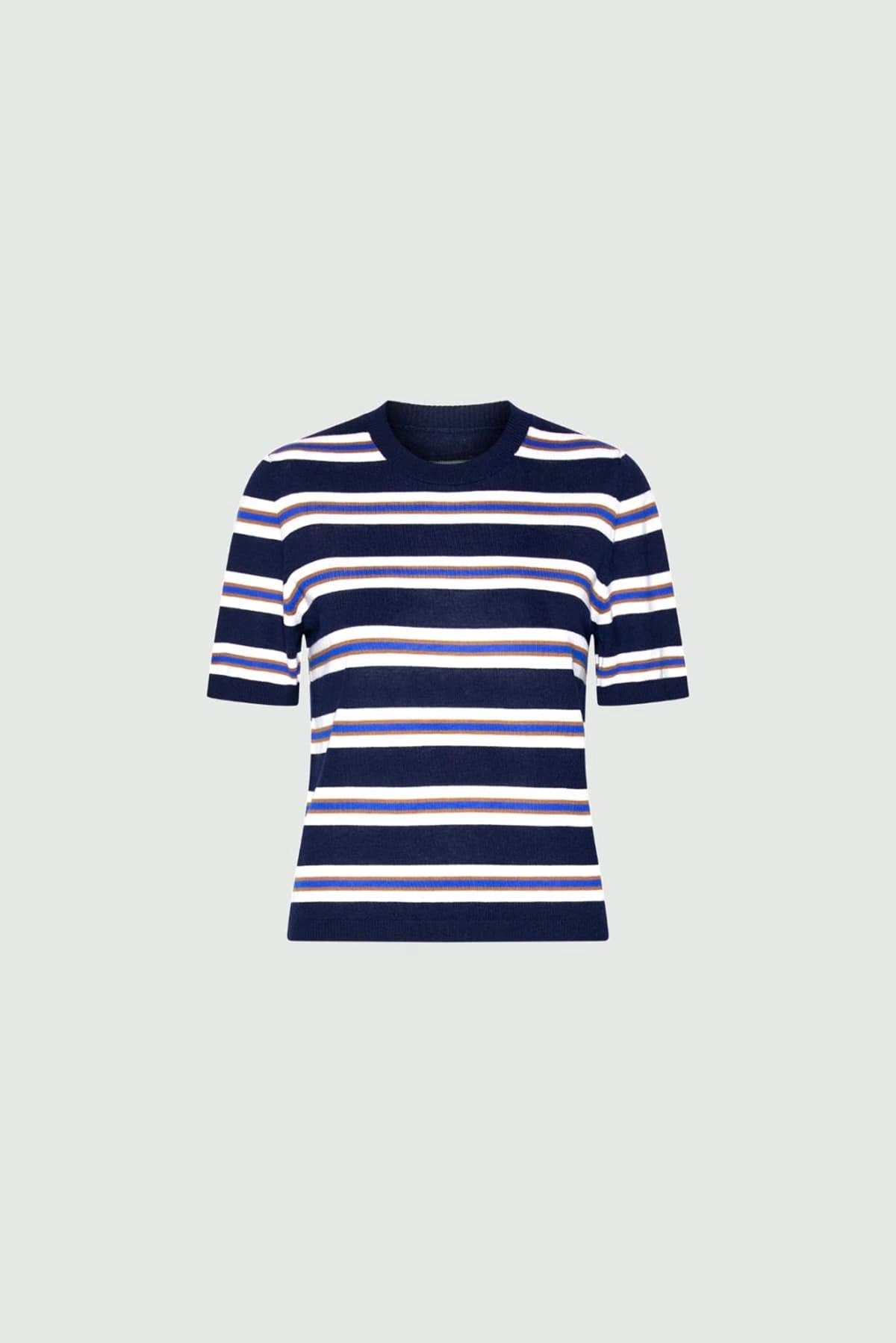 MARELLA MAGLIA-CANOTTIERA-TOP  RIGATO BLUE / XXS Maglia in lana donna Marella Mllgiberna