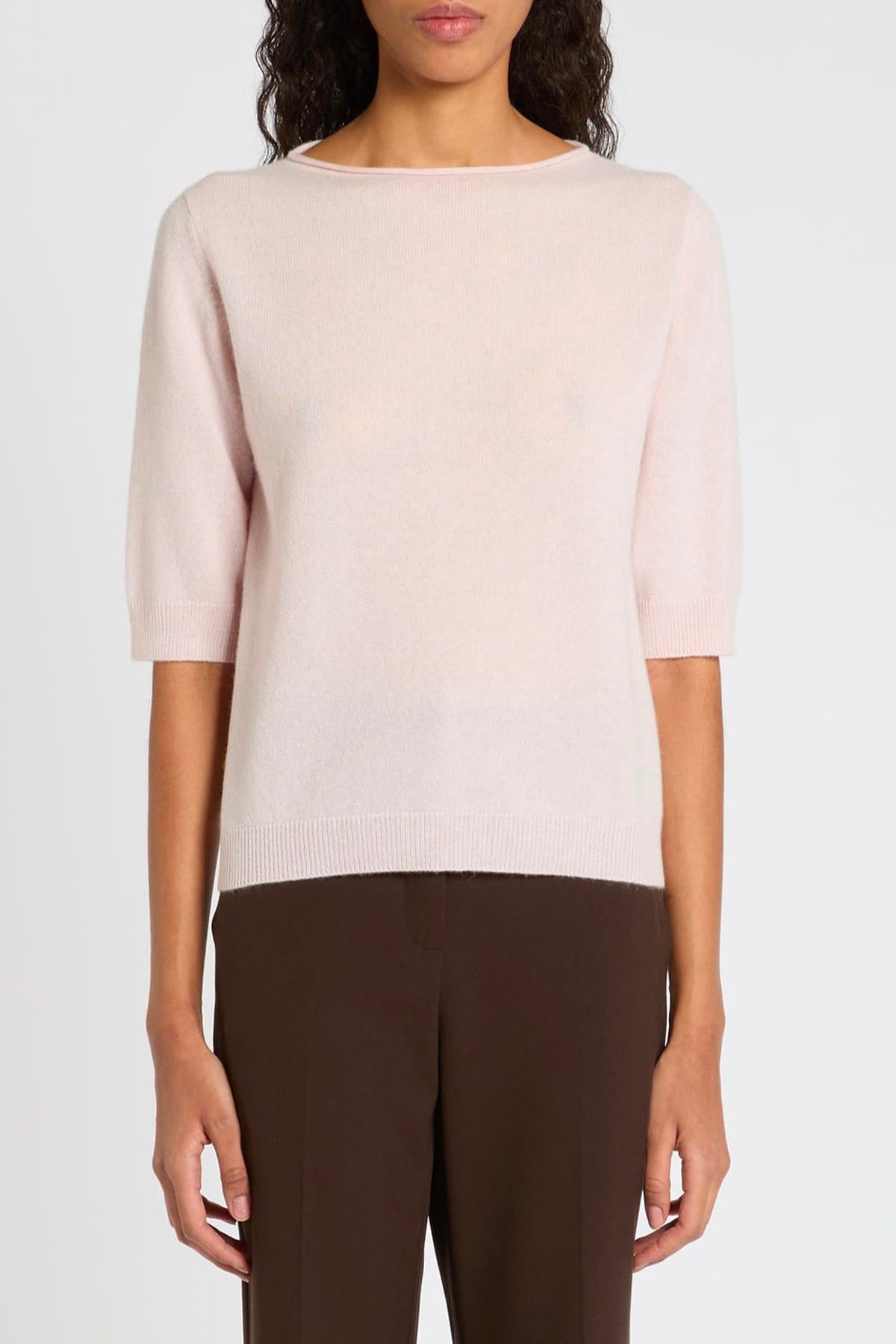 MARELLA MAGLIA-CANOTTIERA-TOP  ROSA / XXS Maglia in cashmere donna rosa Marella Mllcalle