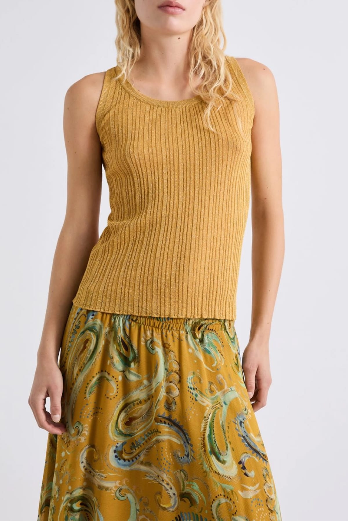 MARELLA MAGLIA-CANOTTIERA-TOP  Top donna canotte con lurex Marella Mllfesta