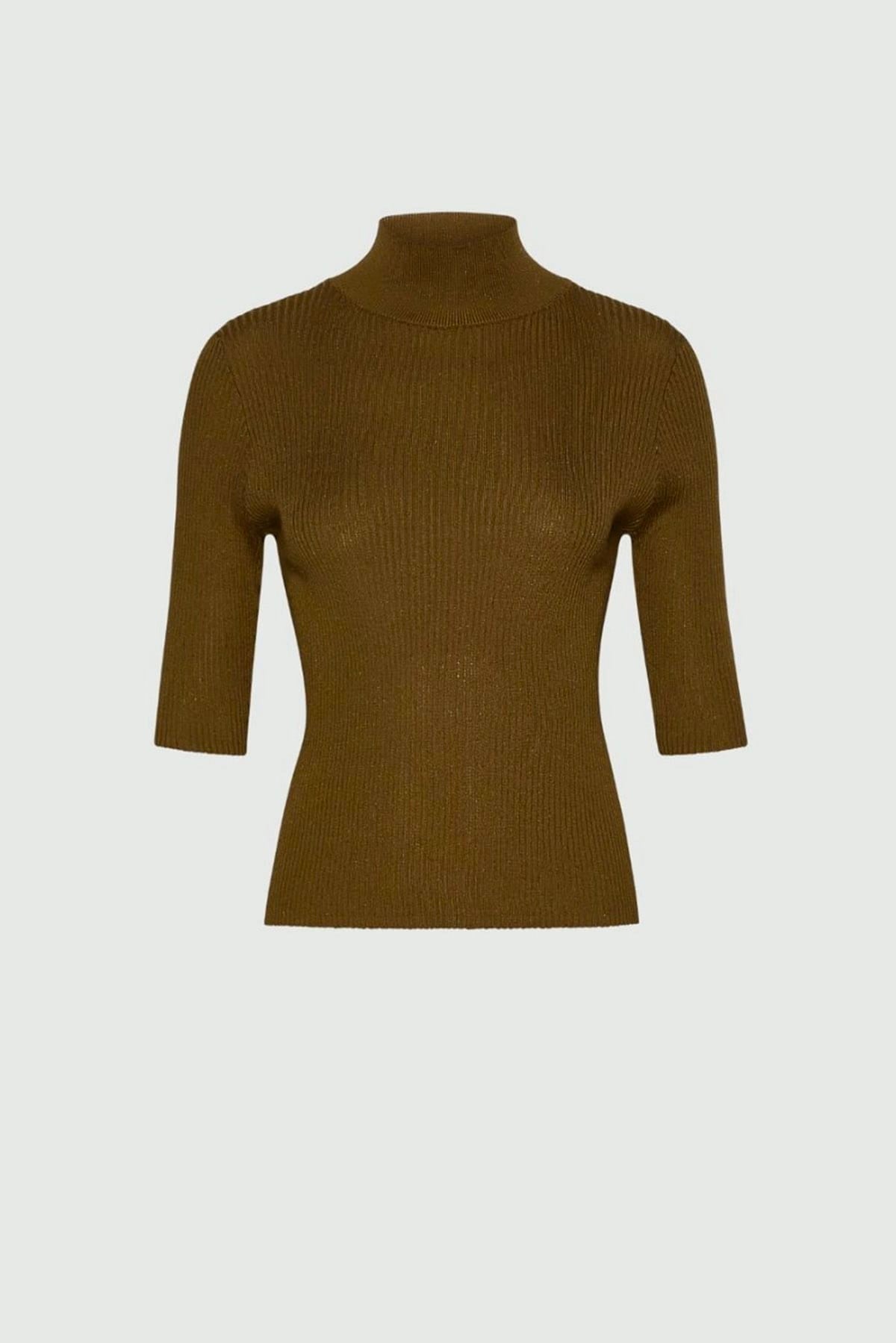 MARELLA MAGLIA-CANOTTIERA-TOP  VERDE OLIO / XXS Maglia in lana over donna Marella Mllgallo