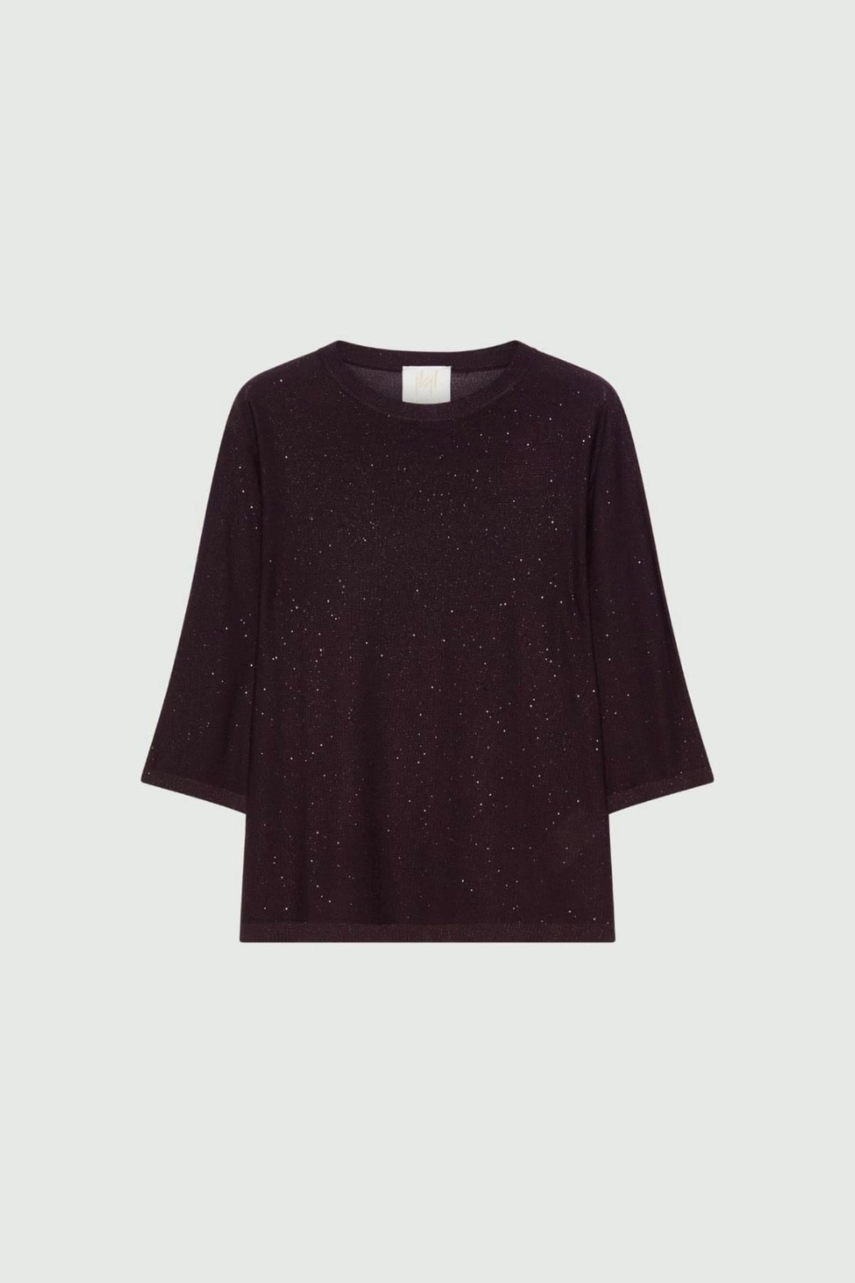 MARELLA MAGLIA-CANOTTIERA-TOP  VIOLA MORA / XXS Maglia in lana donna Marella Mllmaroso