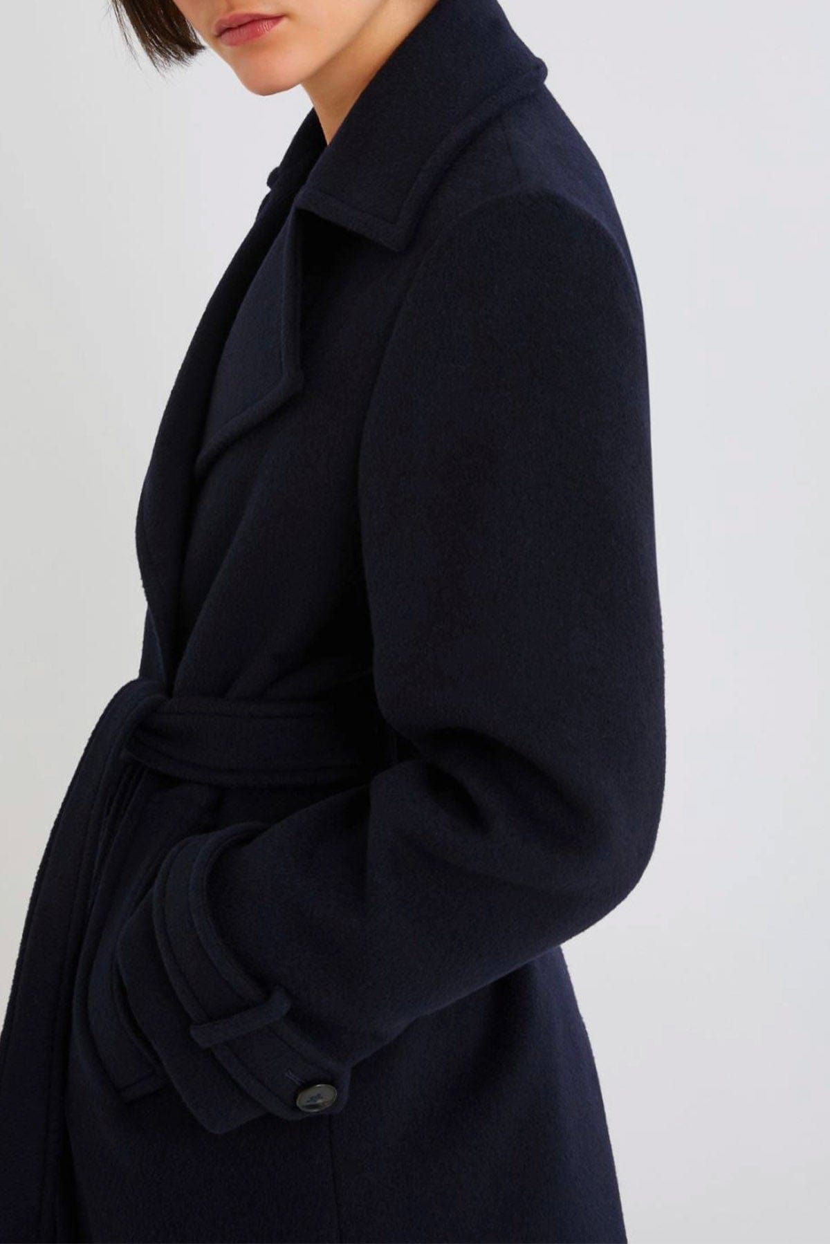 MARELLA MANTELLO-MANTELLA  BLU NAVY / 34 Cappotto blu donna Marella Balcone