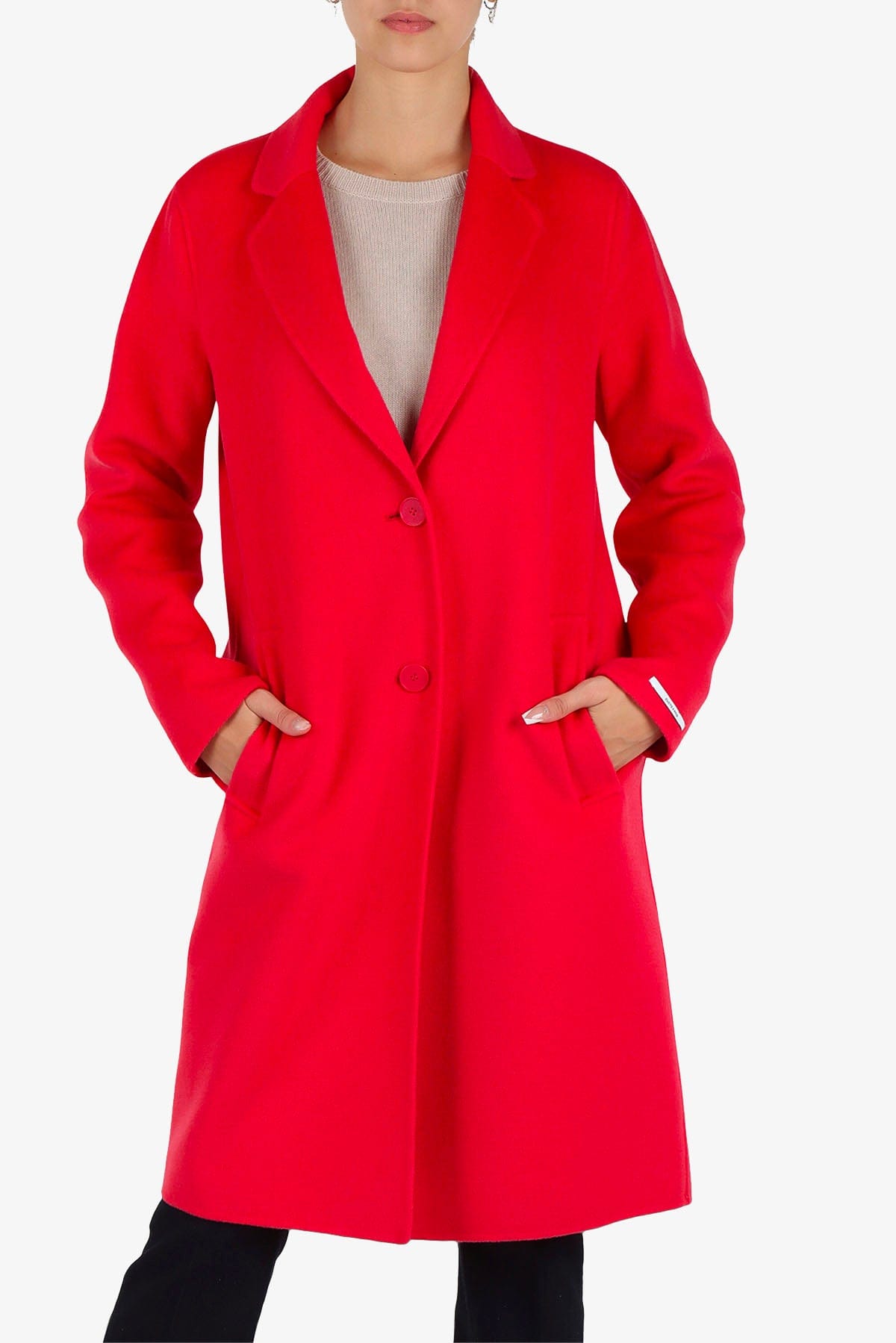 MARELLA MANTELLO-MANTELLA  ROSSO / 38 Cappotto donna Emme Marella Frine