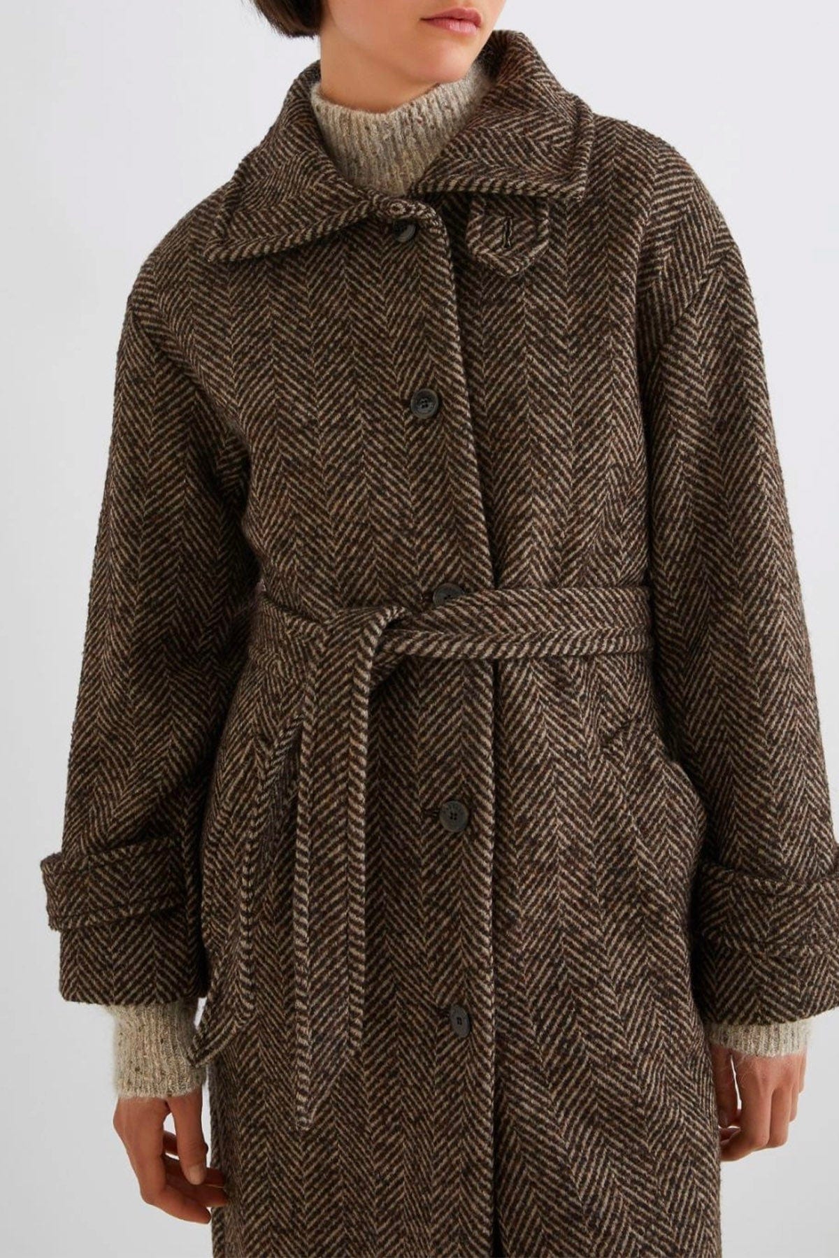 MARELLA MANTELLO-MANTELLA  MARRONE / 34 Cappotto in lana donna Marella Amalia1