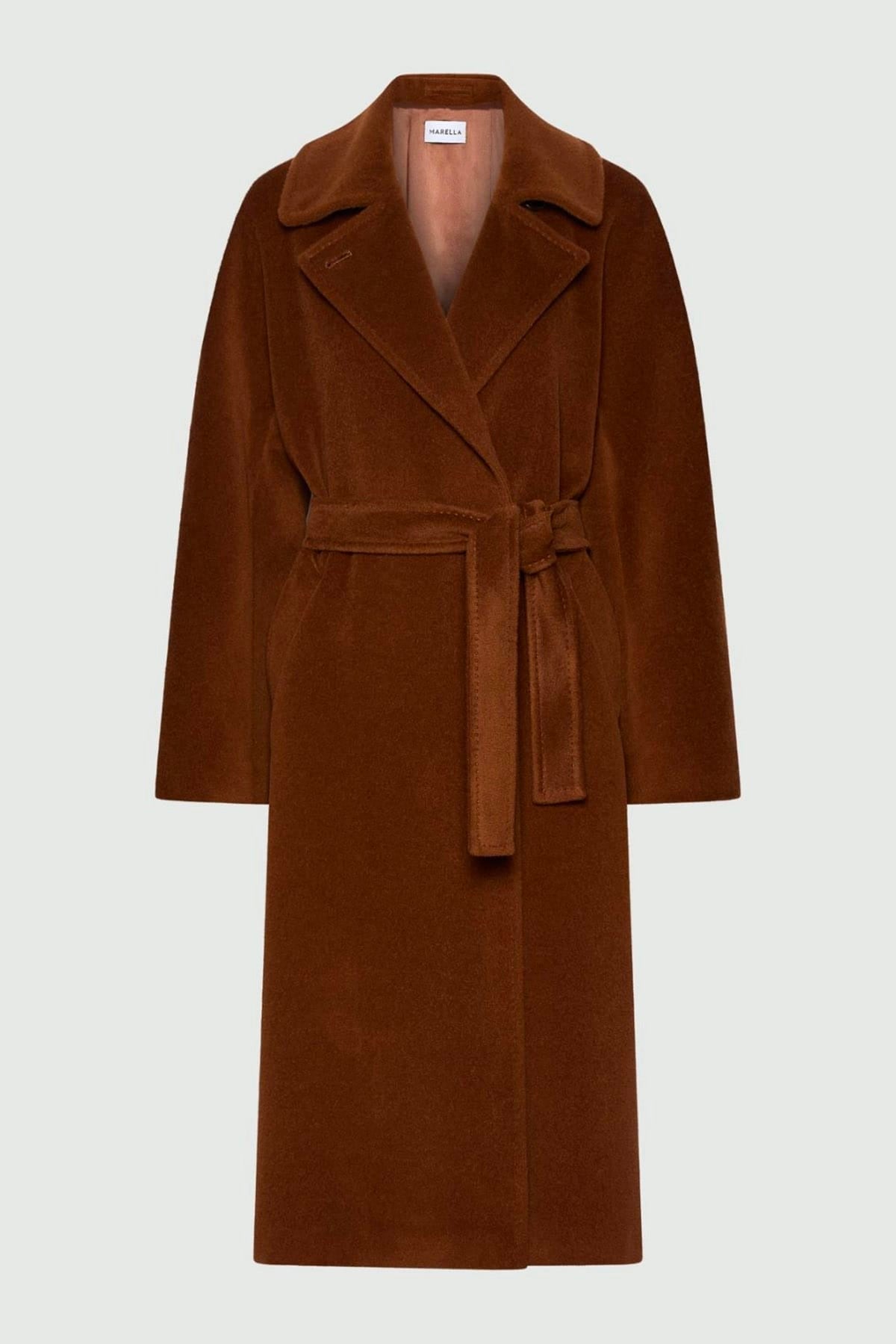 MARELLA MANTELLO-MANTELLA  CARAMELLO / 34 Cappotto in lana Marella Mllstarna