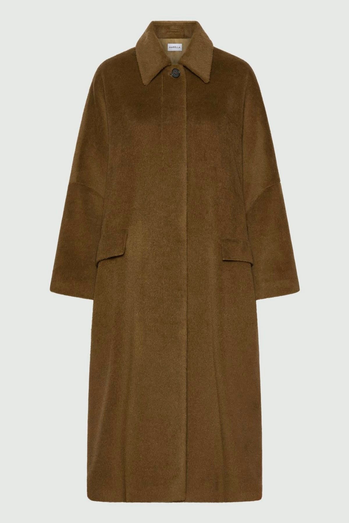 MARELLA MANTELLO-MANTELLA  KAKI / 34 Cappotto in lana Marella Mllzigrino