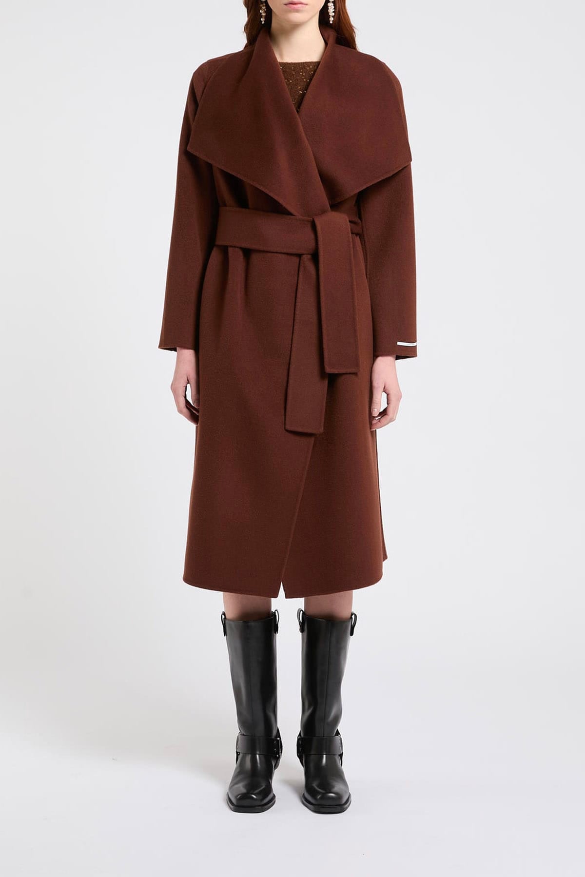 MARELLA MANTELLO-MANTELLA  MARON GLACE / 34 Cappotto in lana donna Marella Mlltenente