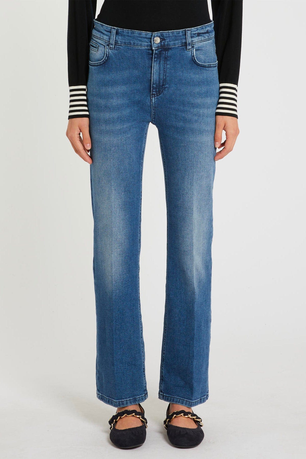 MARELLA PANTALONE IN DENIM  BLU / 34 Jeans donna Marella Fcrop