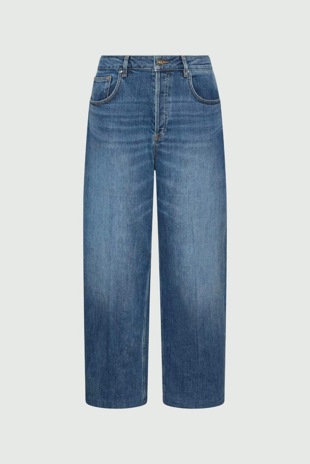 MARELLA PANTALONE IN DENIM  BLU / 34 Jeans over donna blu Marella Mllanemone