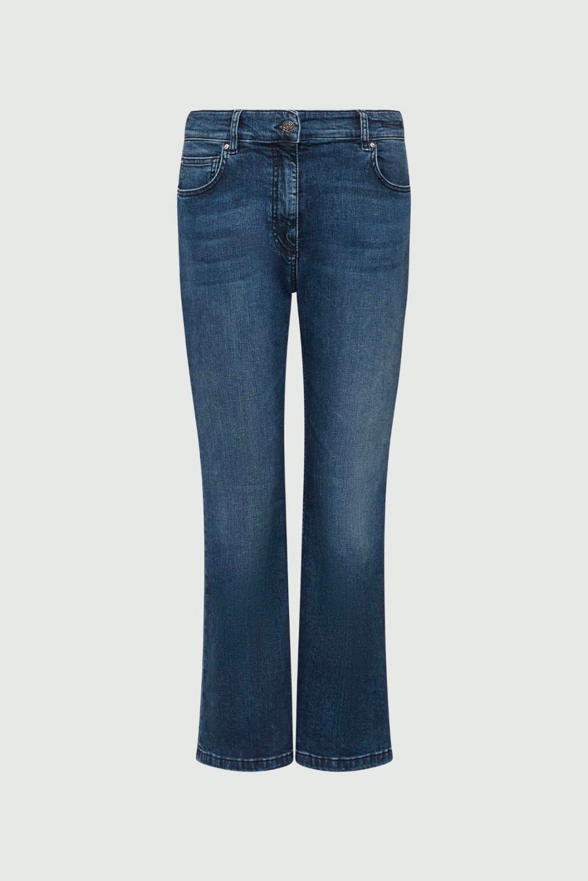 MARELLA PANTALONE IN DENIM  BLUE JEANS / 34 Jeans Donna Marella Dritti Fcrop