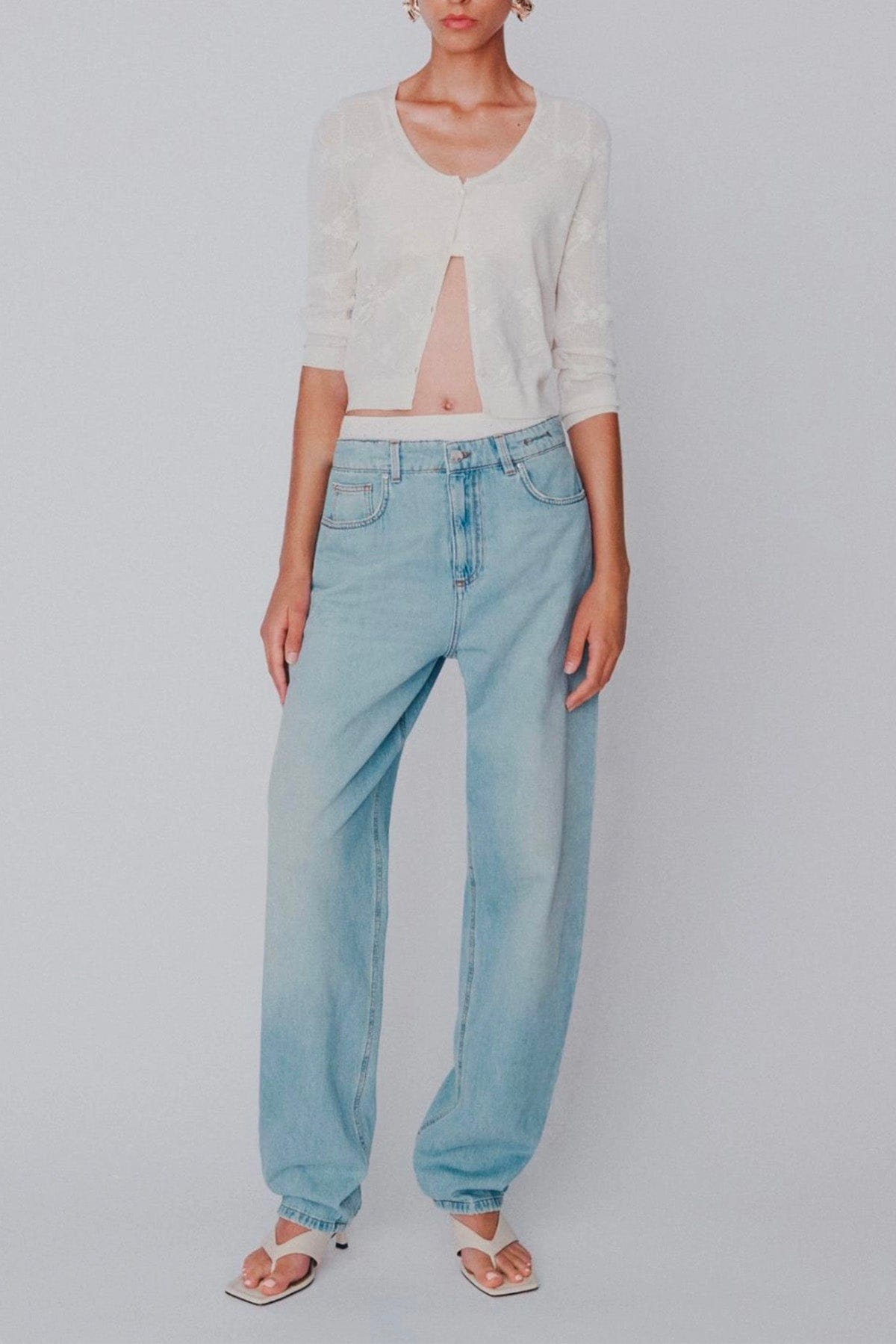 MARELLA PANTALONE IN DENIM  Jeans donna Marella dritti Barrel