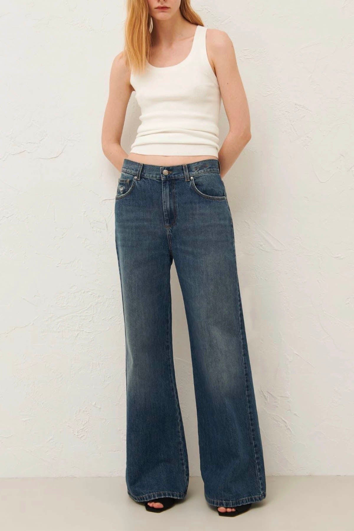 MARELLA PANTALONE IN DENIM  JEANS / 34 Jeans Donna Marella Dritti Wleg