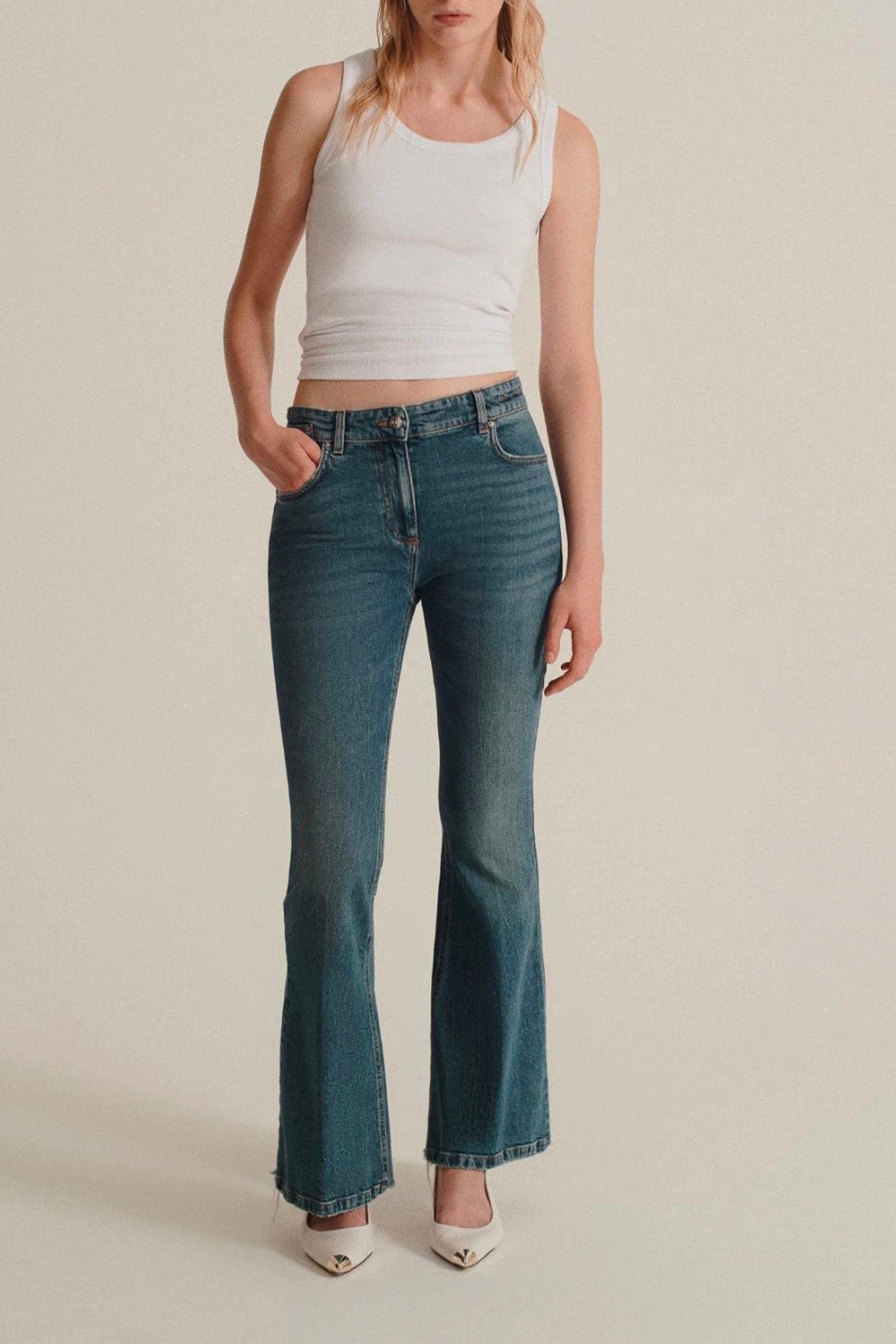 MARELLA PANTALONE IN DENIM  Jeans donna Marella stretch denim Bcut