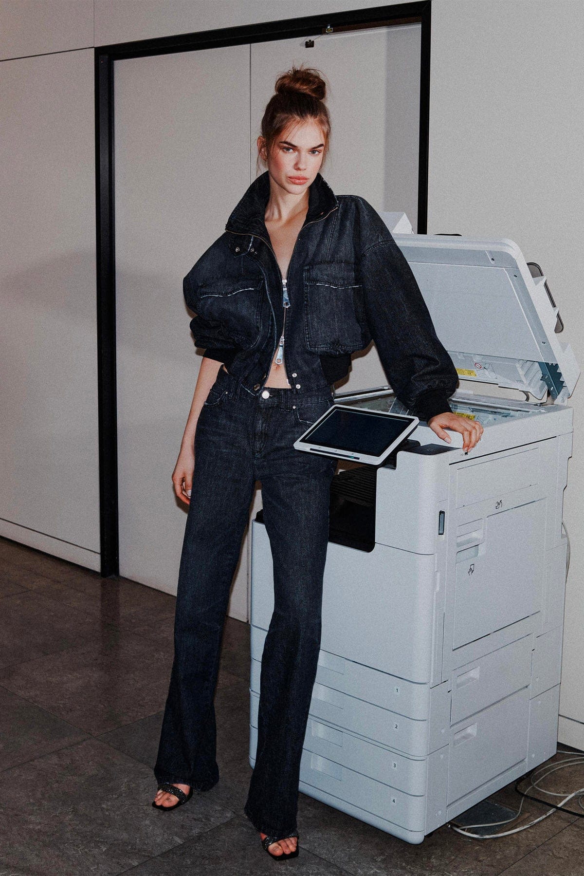 MARELLA PANTALONE IN DENIM  Jeans donna neri Marella Stella Maxwell Super