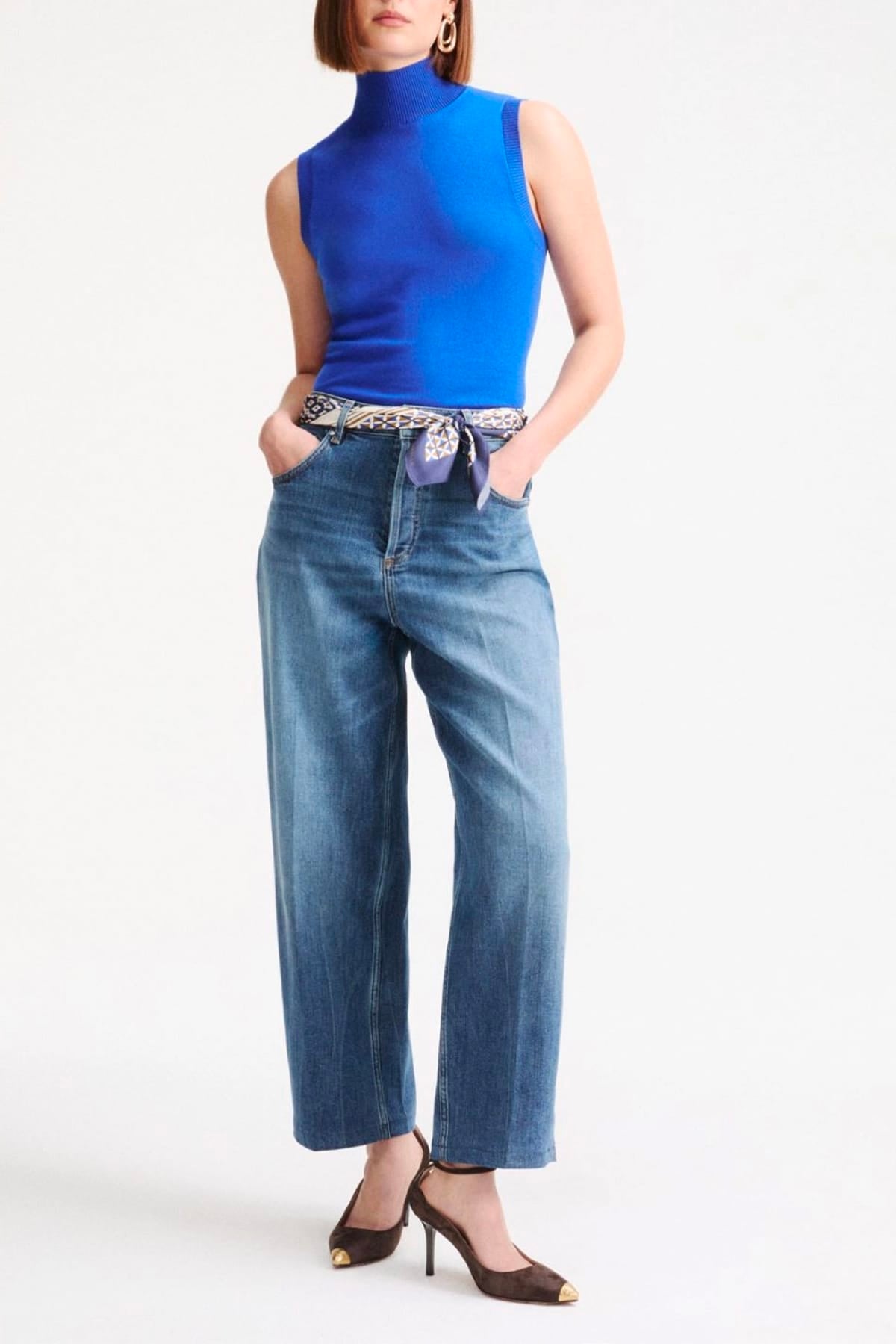 MARELLA PANTALONE IN DENIM  Jeans over donna blu Marella Mllanemone