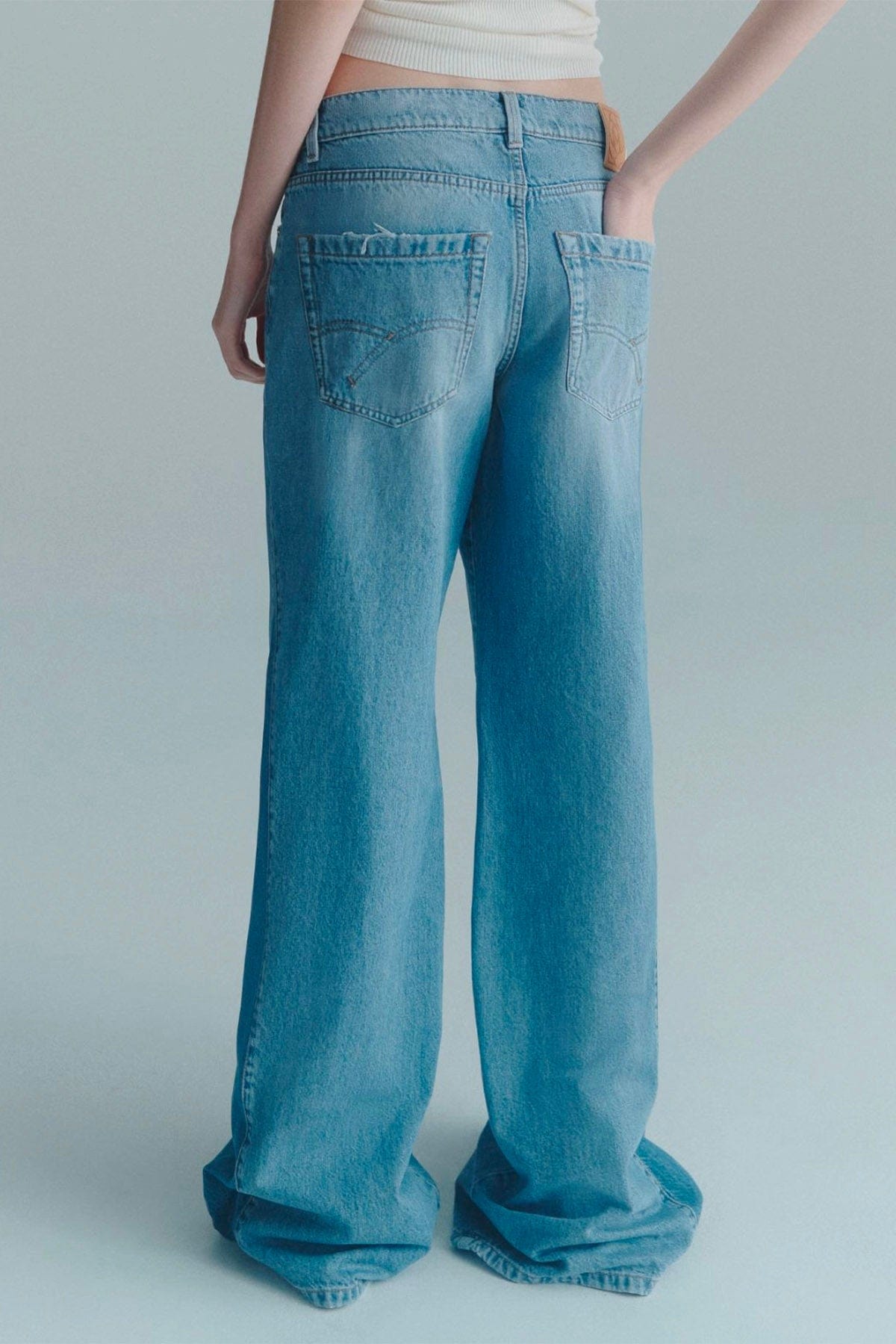 MARELLA PANTALONE IN DENIM  Jenas donna Marella over Wleg